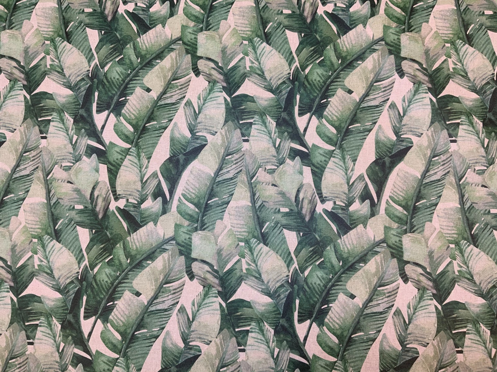 Oilcloth Canopy Palm leaves S86