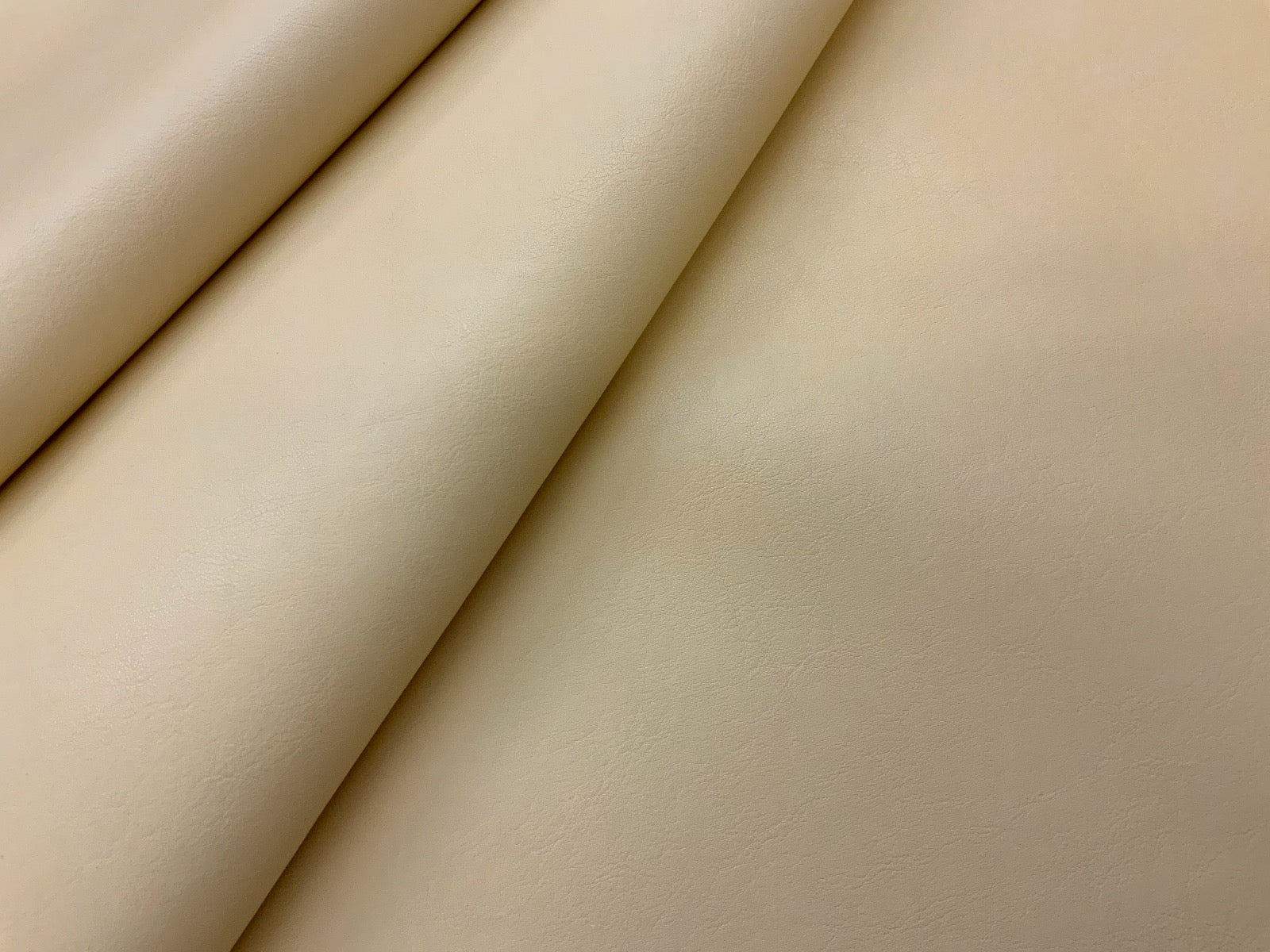 Cream Leatherette Fabric