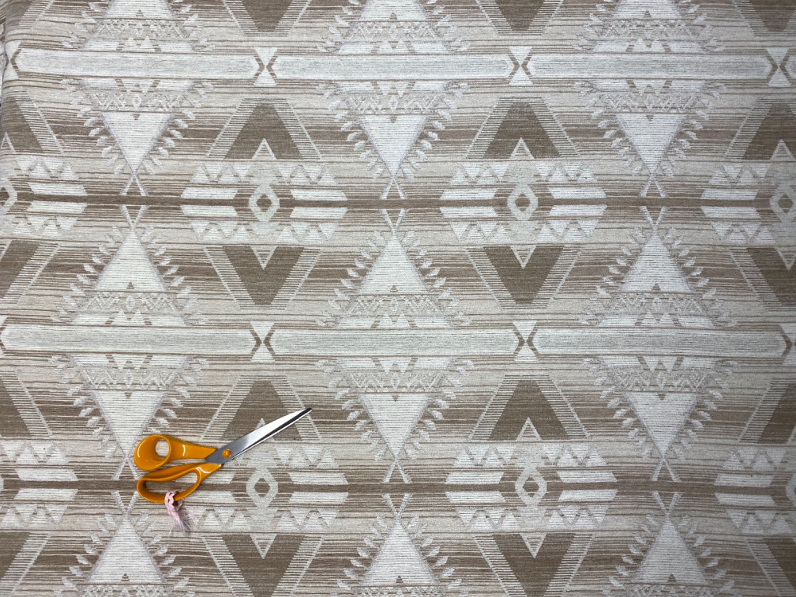Tex Ex 2690 Inca Ikat FR Chenille Natural