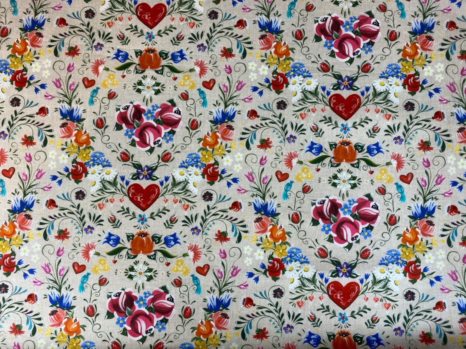 T535 Folklore Flowers Multi