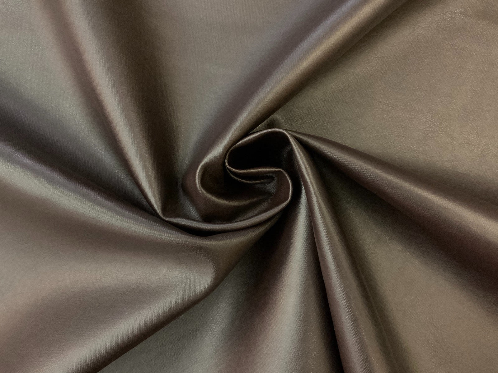 Brown Leatherette Fabric