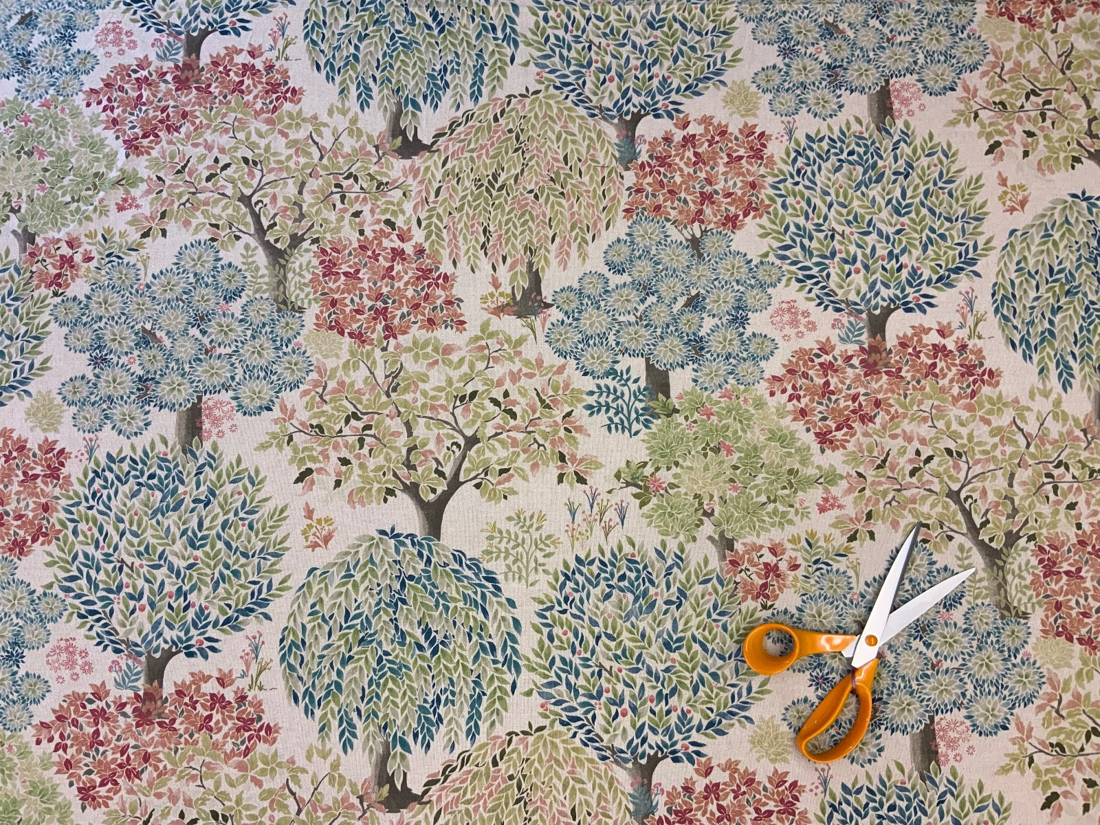 Clarke & Clarke Tatton Spice Linen