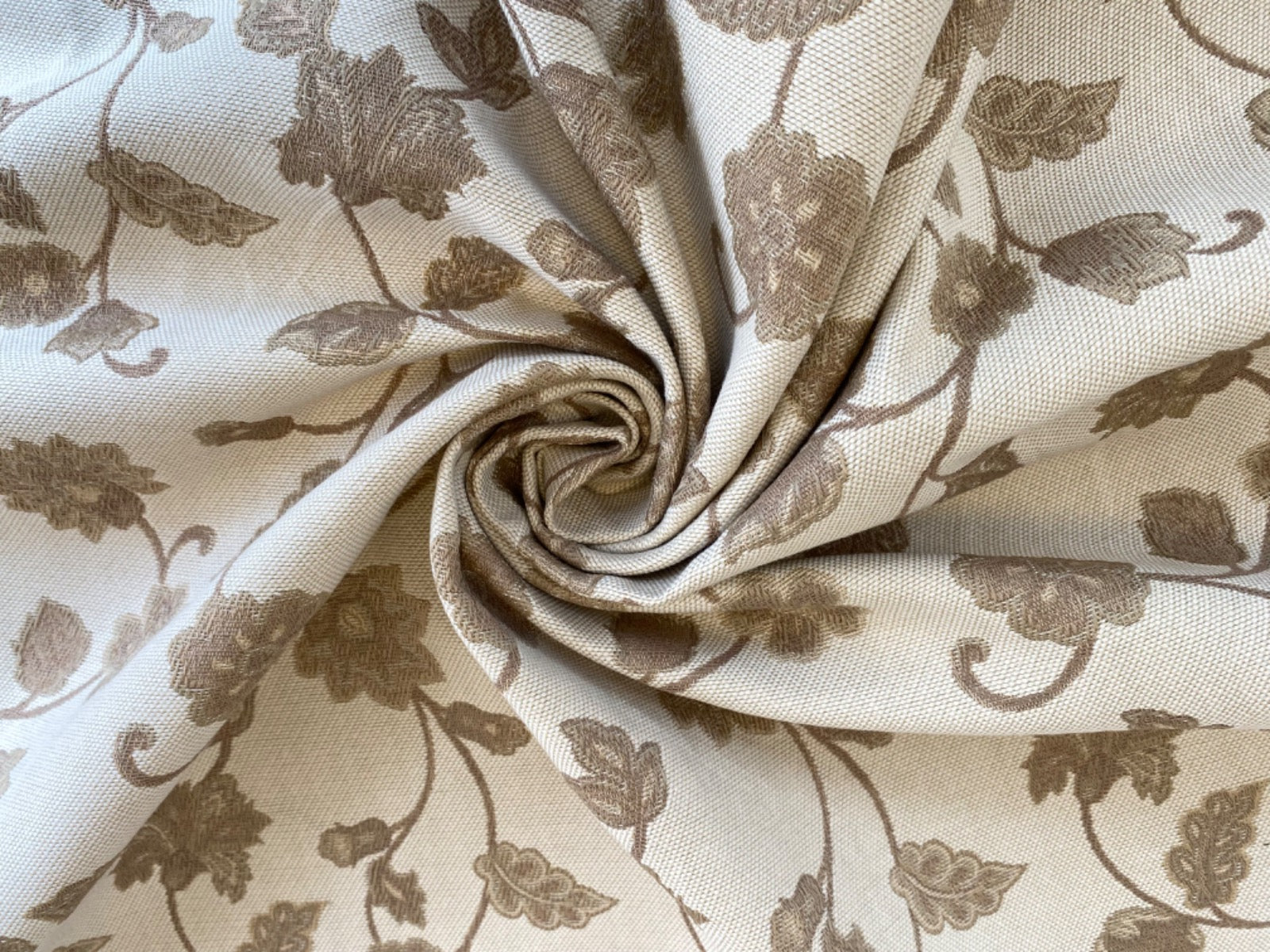 Tex Ex 2613 Bess Floral Tapestry Biscuit