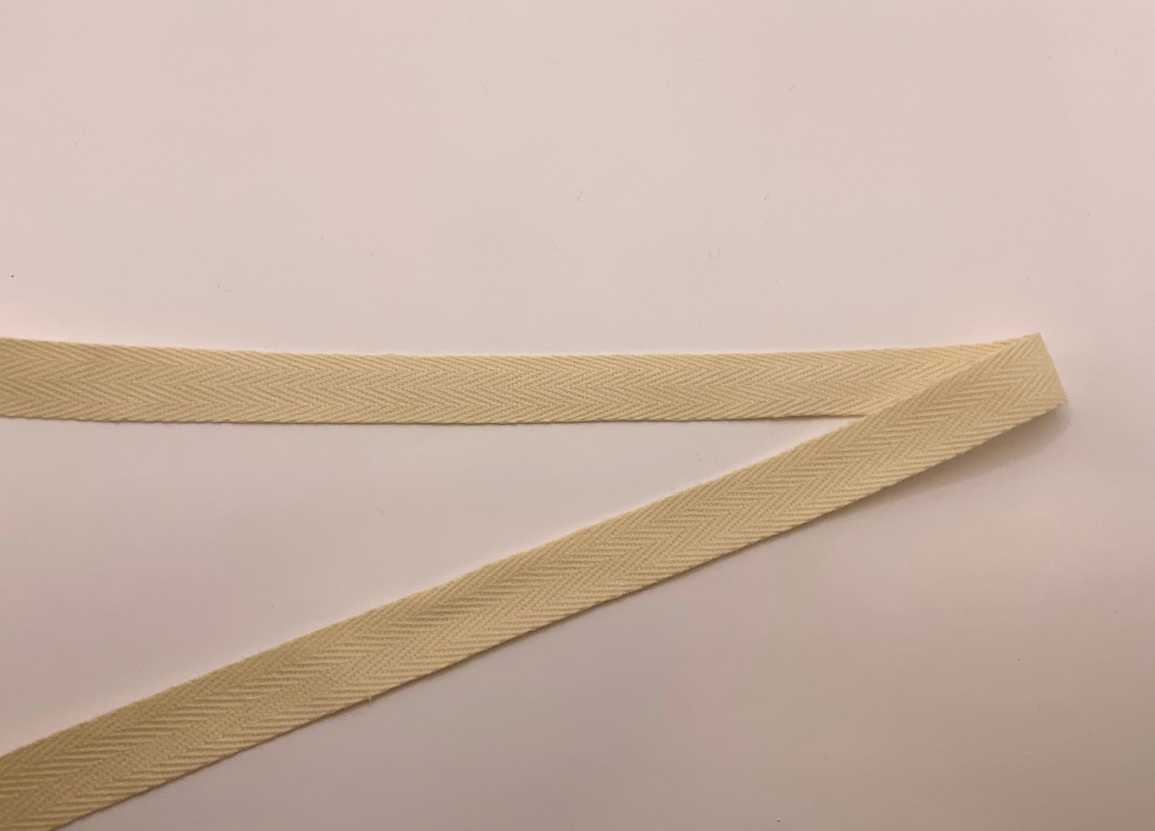 1/2" Cotton Tape Cream