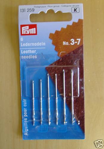 Prym Leather Sewing Needles
