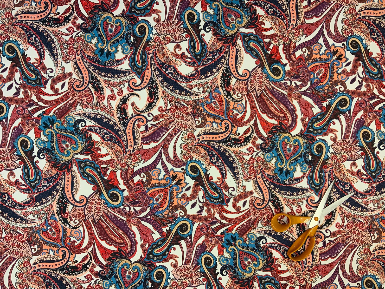 Retro Paisley Multi H294