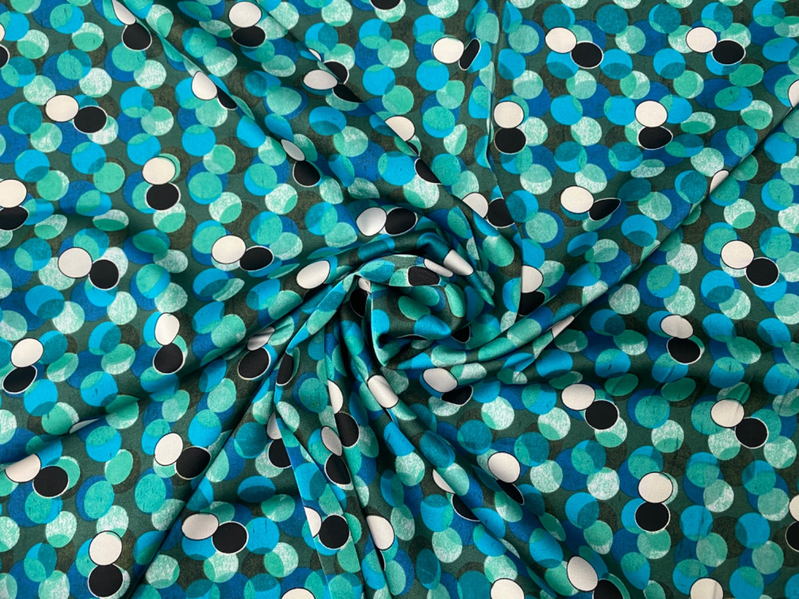F345 Disco Spot Satin Teal