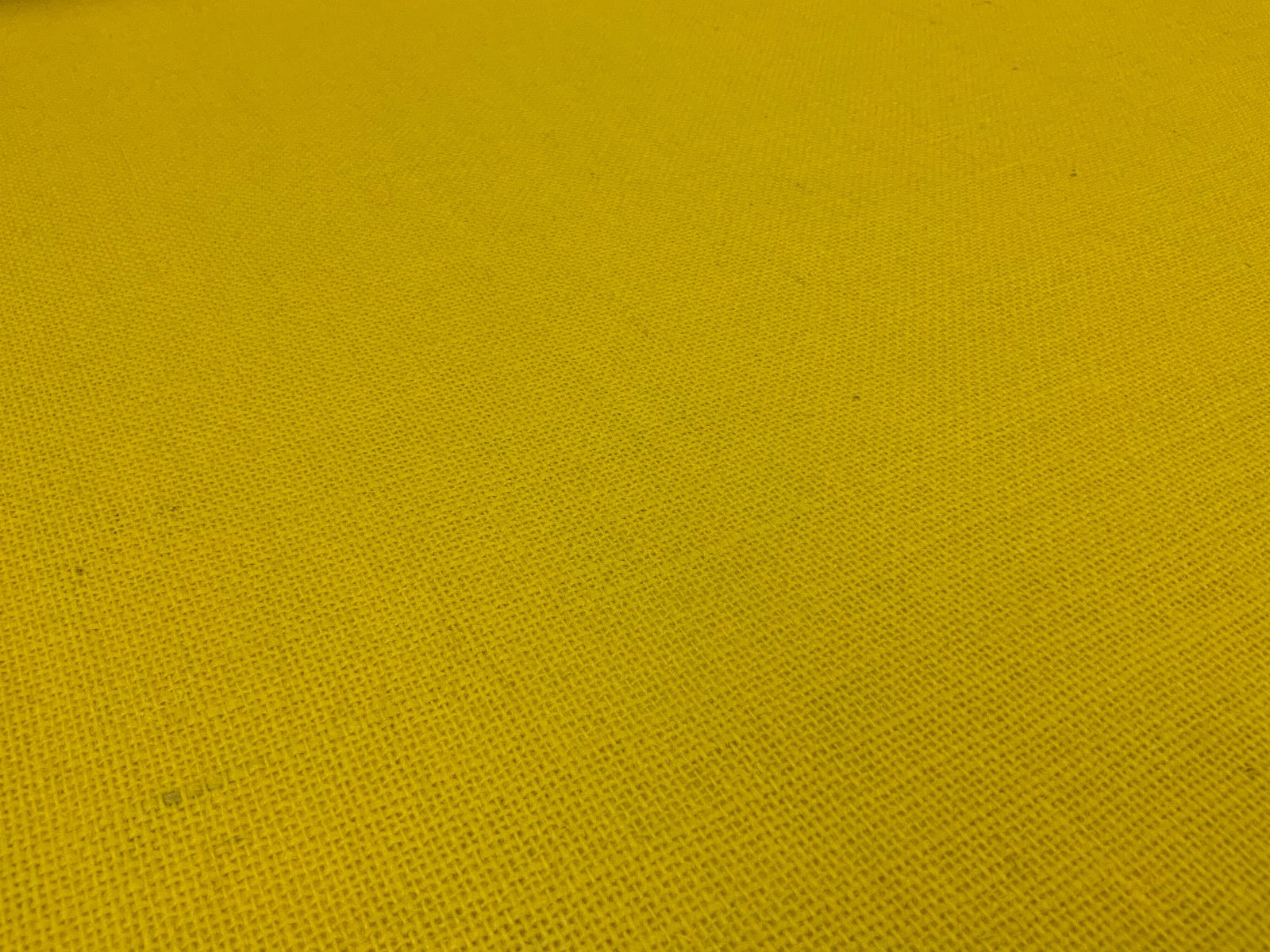 Bright Yellow Hessian Fabric