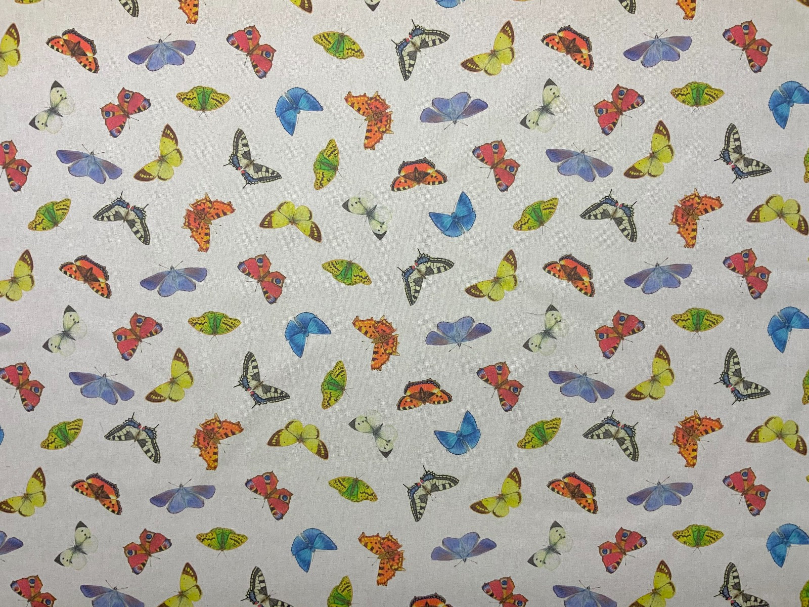 S89 Butterfly Swarm Linen Textile Express Originals