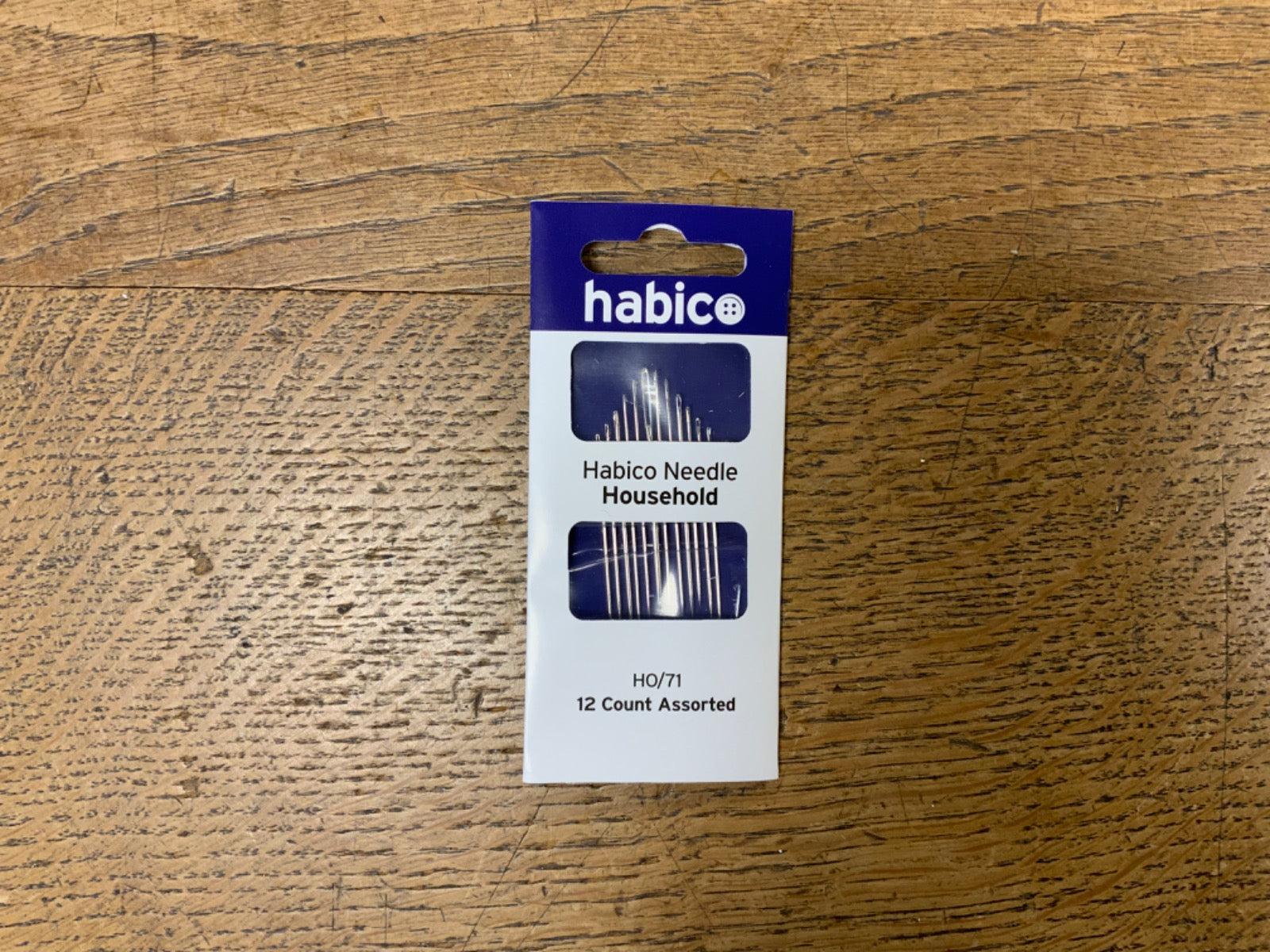 Habico Household Needles Pack of 12 Assorted