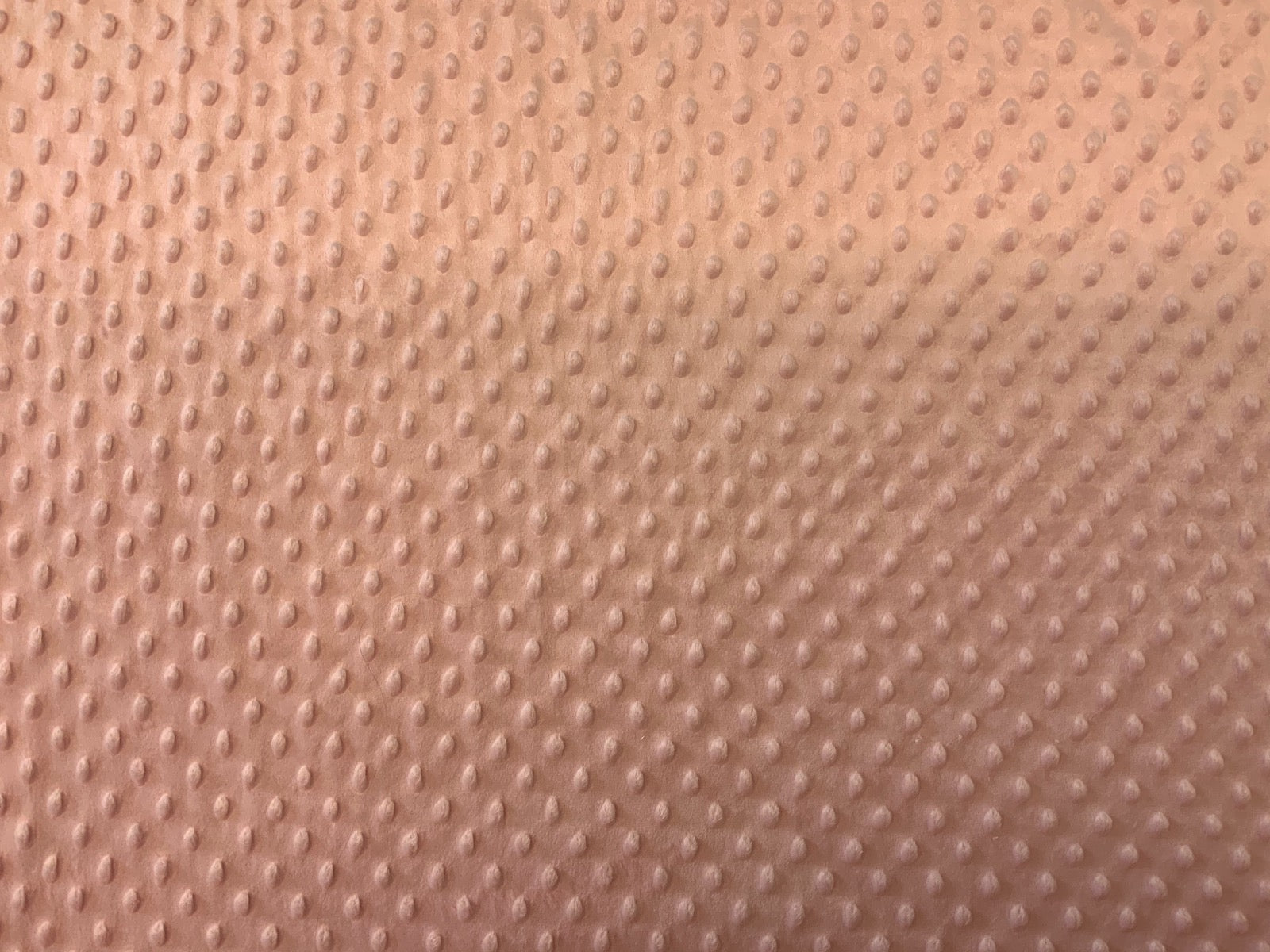 Baby Pink Dimple Fleece Fur Fabric
