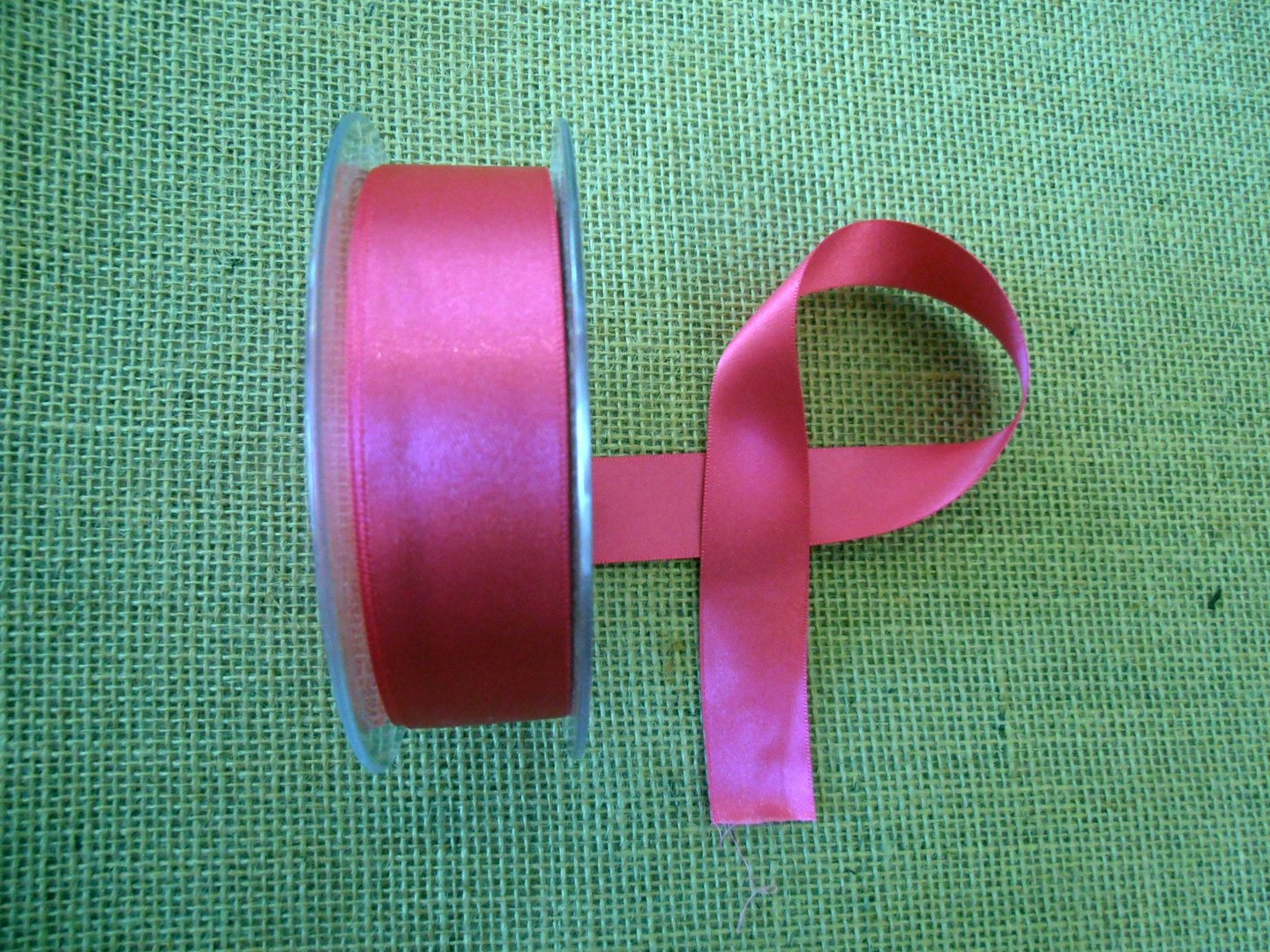 25mm Satin Ribbon Fuchsia col 402