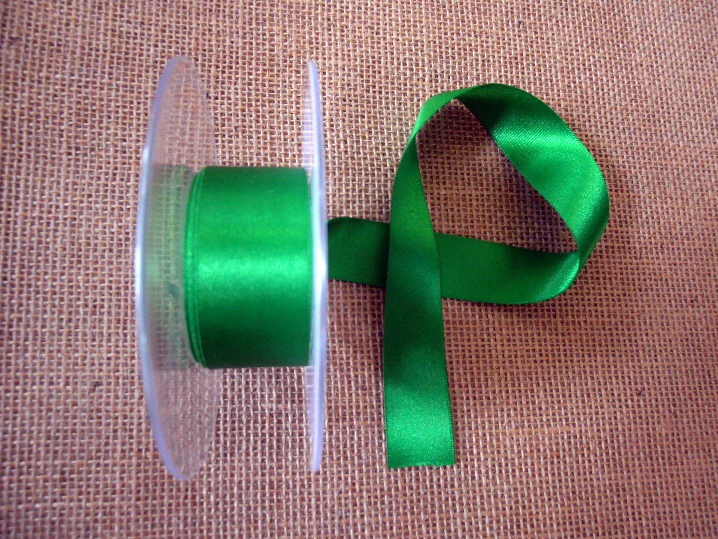 25mm Satin Ribbon Grass col 23