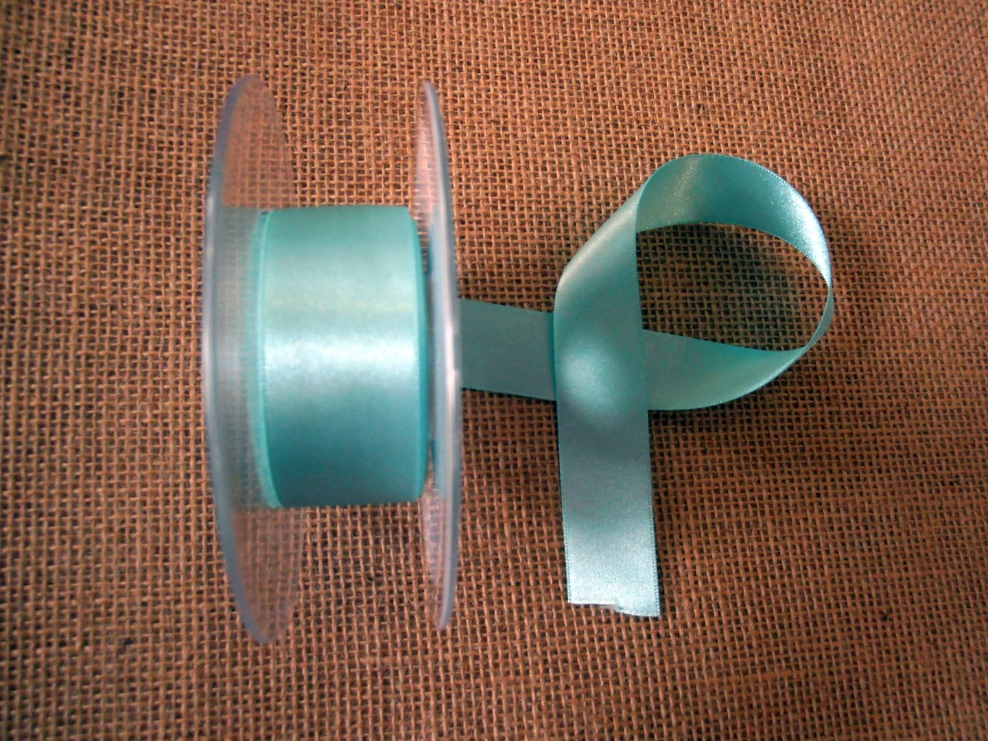 25mm satin aqua