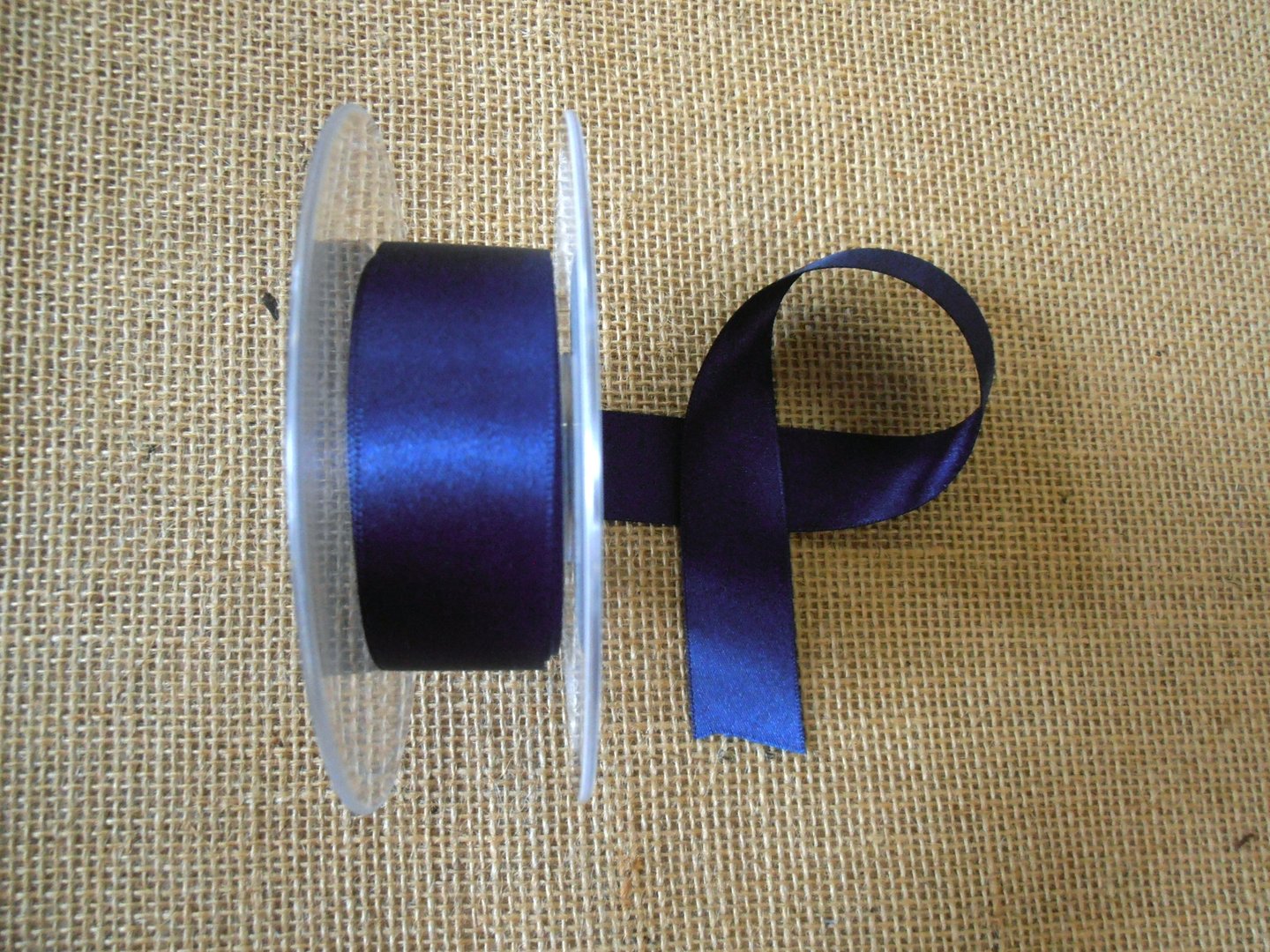 25mm Satin Ribbon Navy col 13