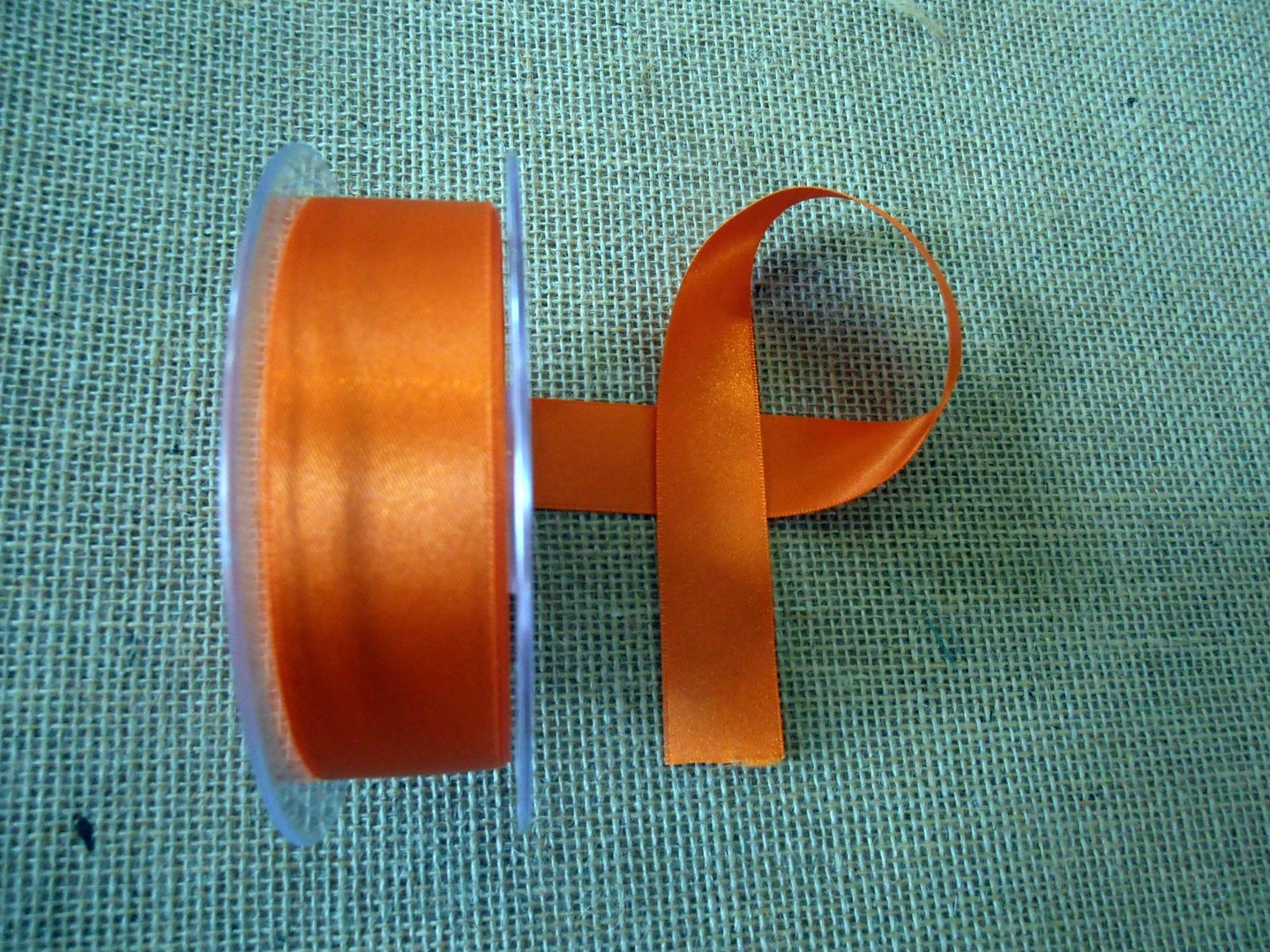 25mm Satin Ribbon Orange col 42