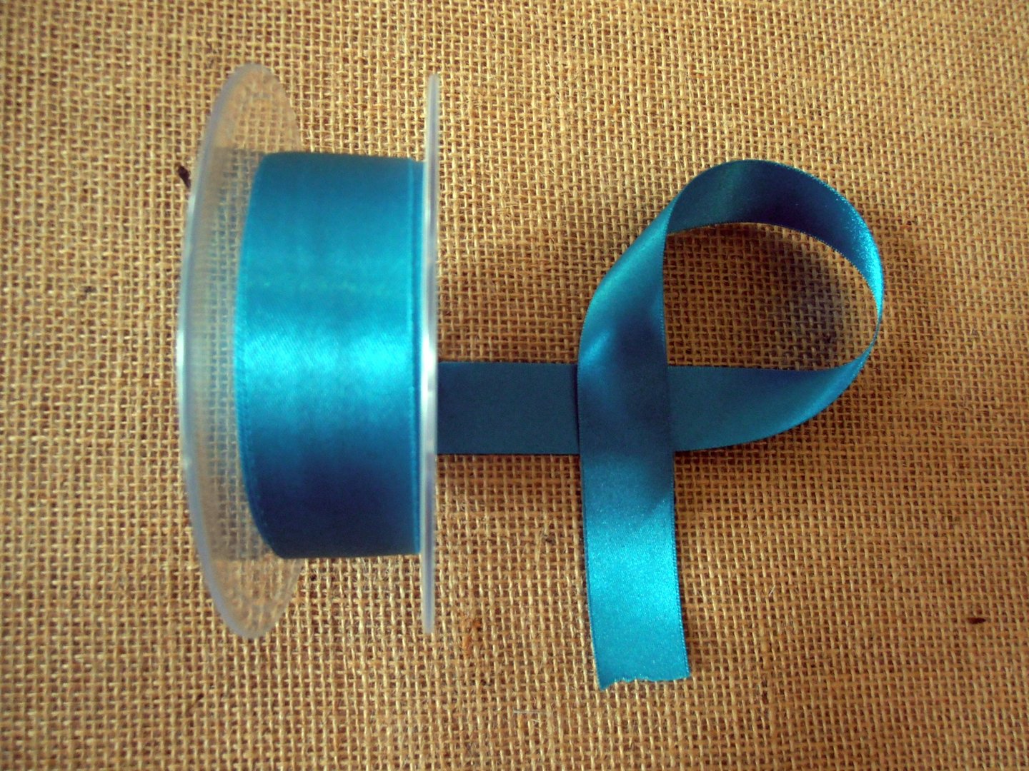 25mm Satin Ribbon Malibu Blue col 673