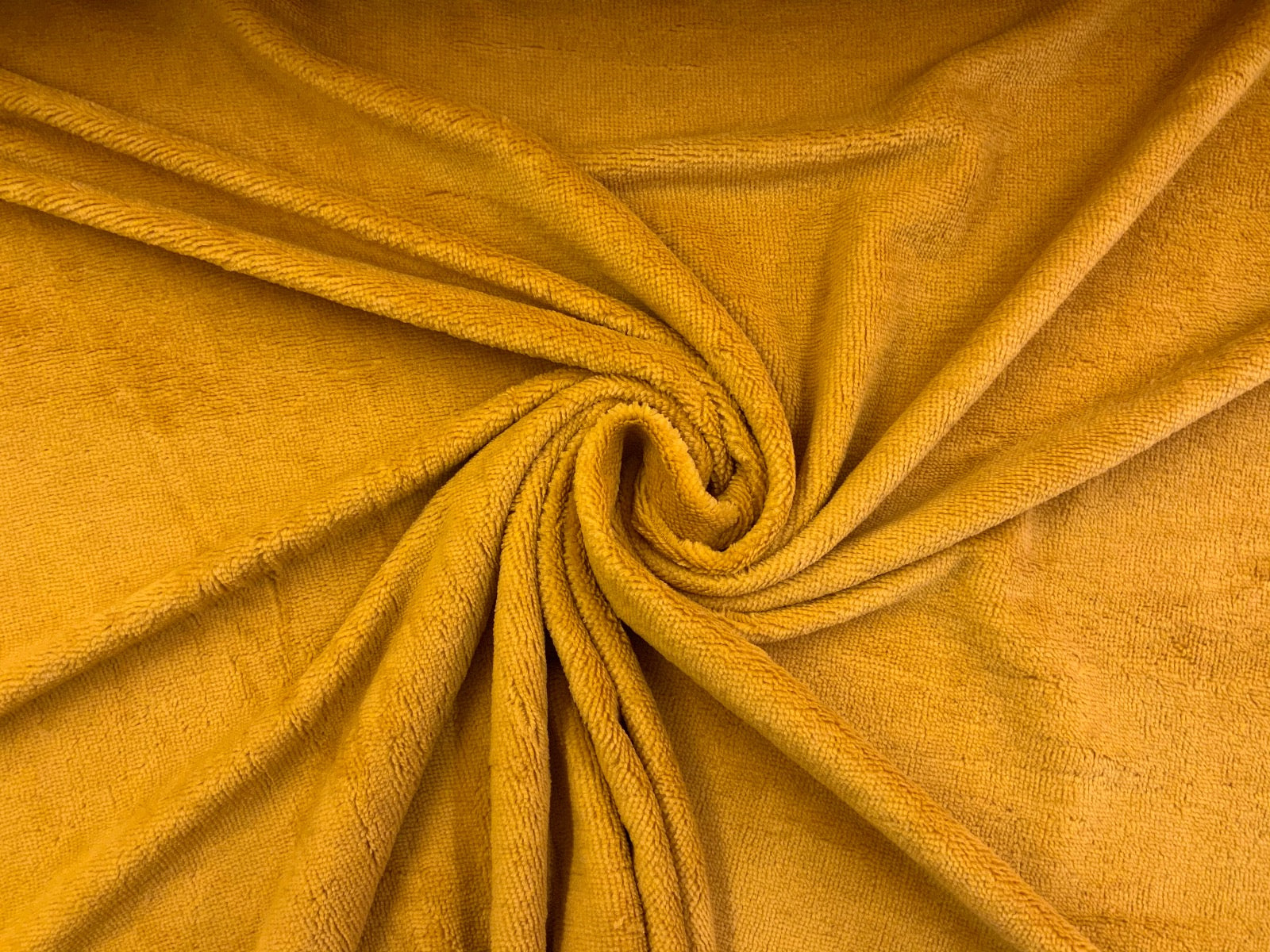 NEW Bamboo Towelling Mustard B286