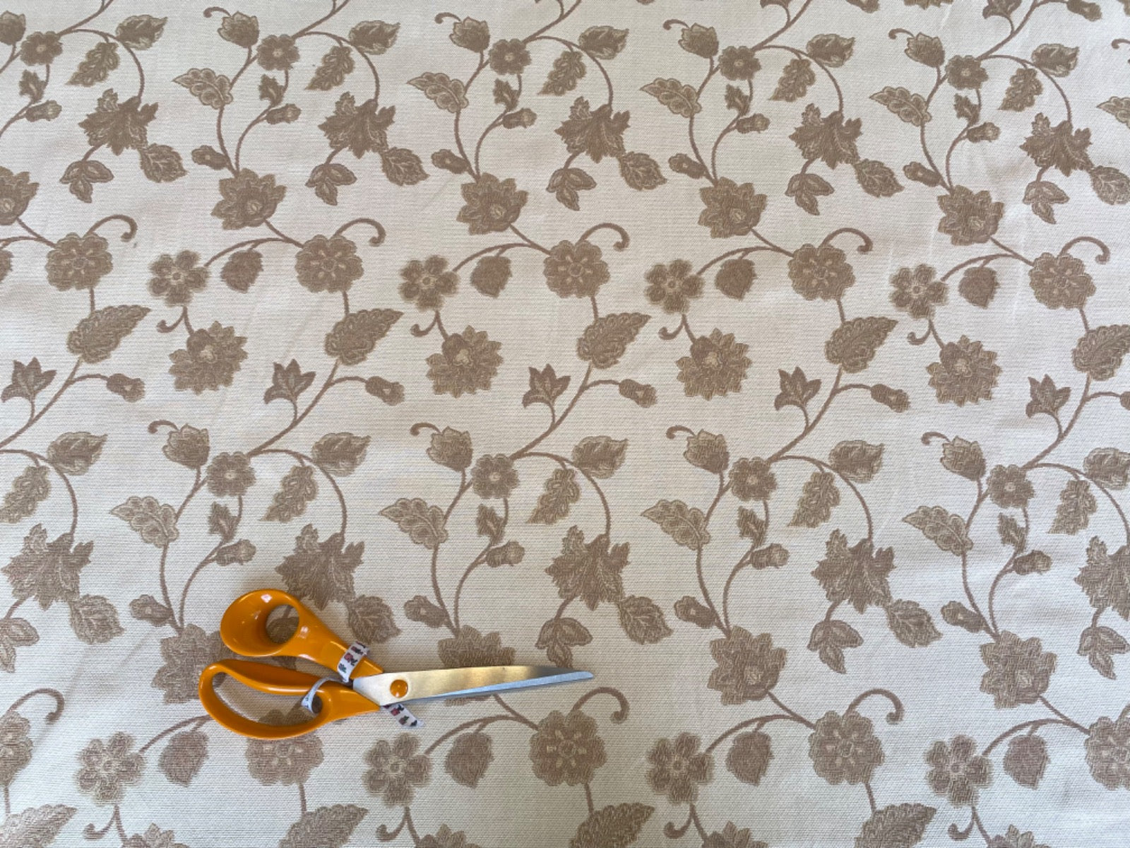 Tex Ex 2613 Bess Floral Tapestry Biscuit