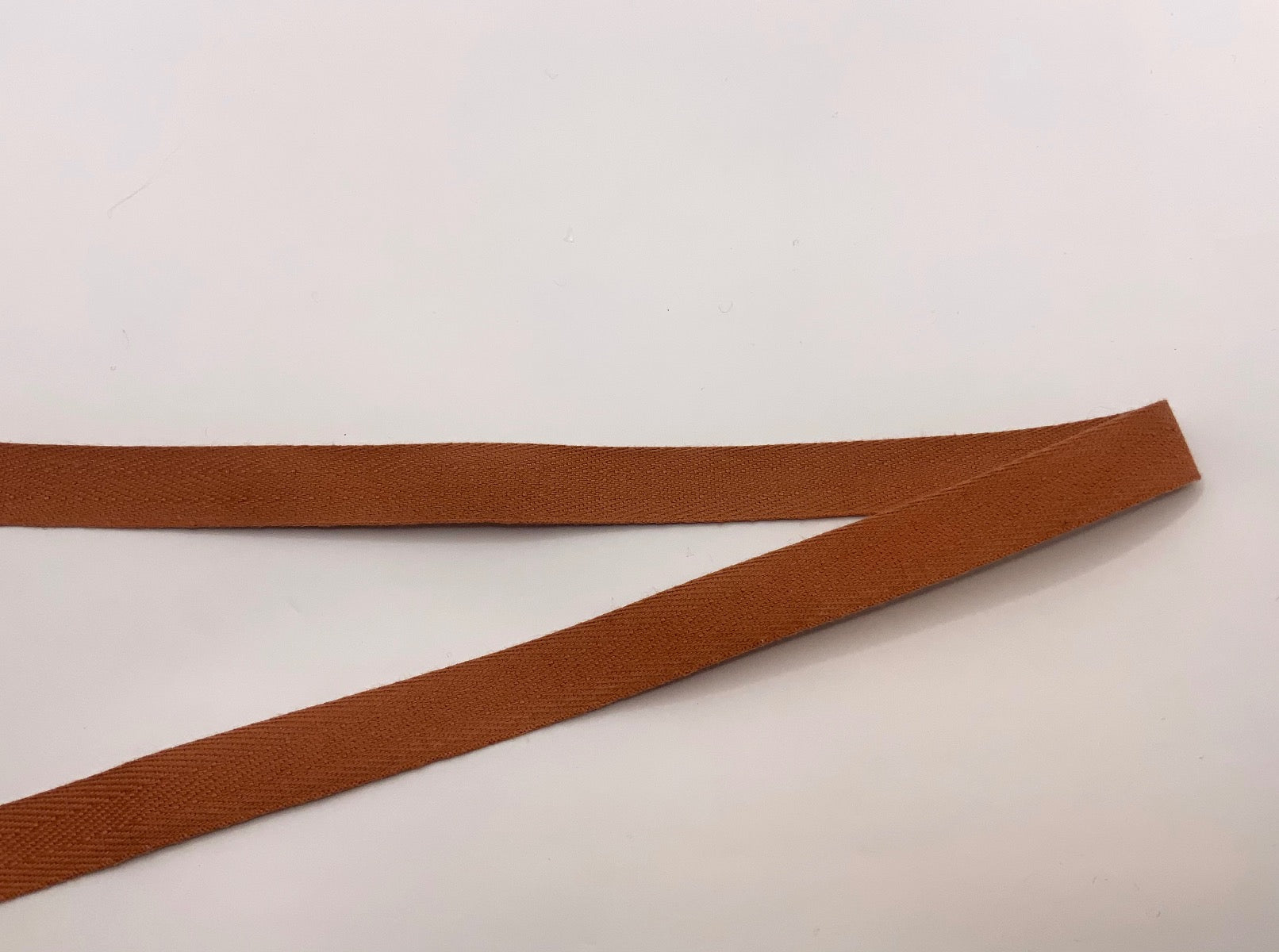 1/2" Cotton Tape Terracotta