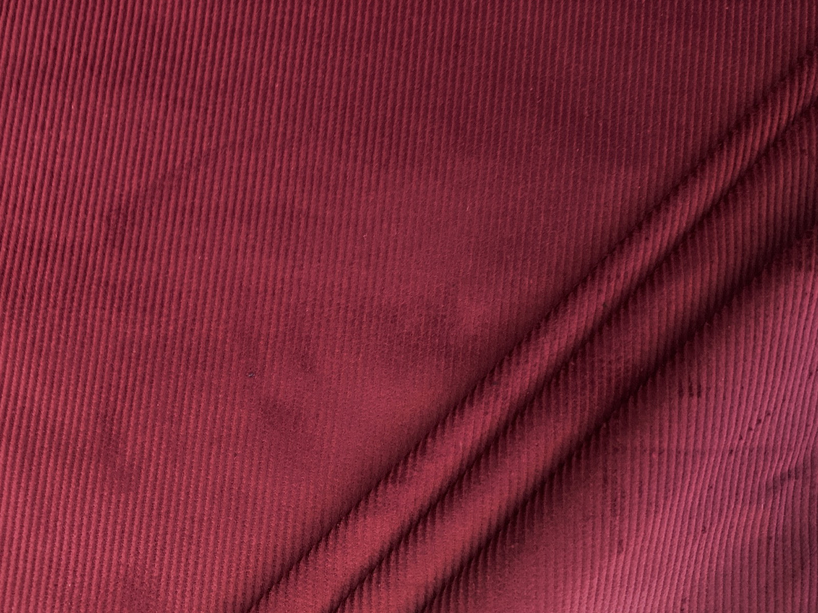 Wine Corduroy Fabric