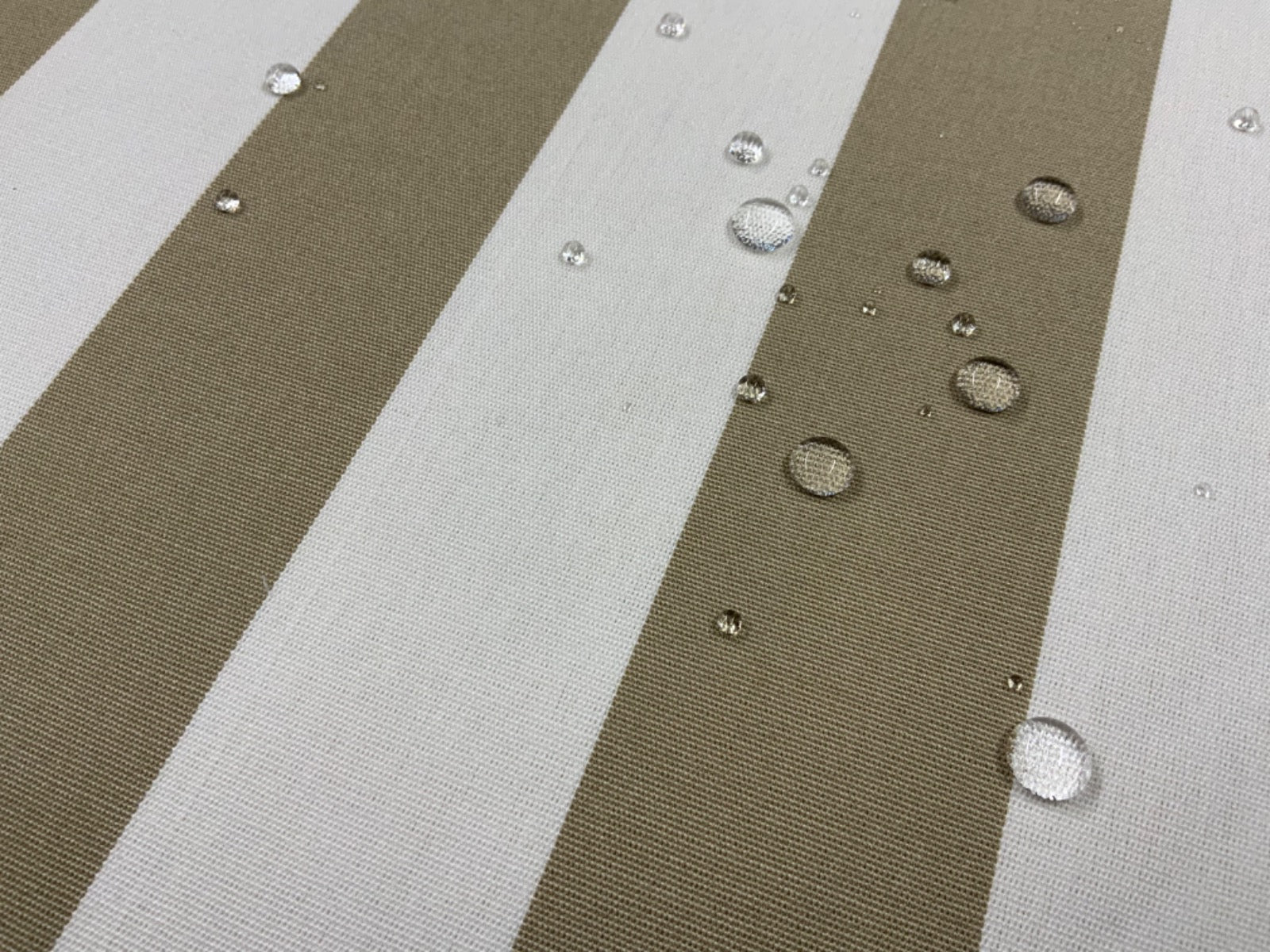 T538 Outdoor Indoor Water Repellent Bold Stripe Taupe