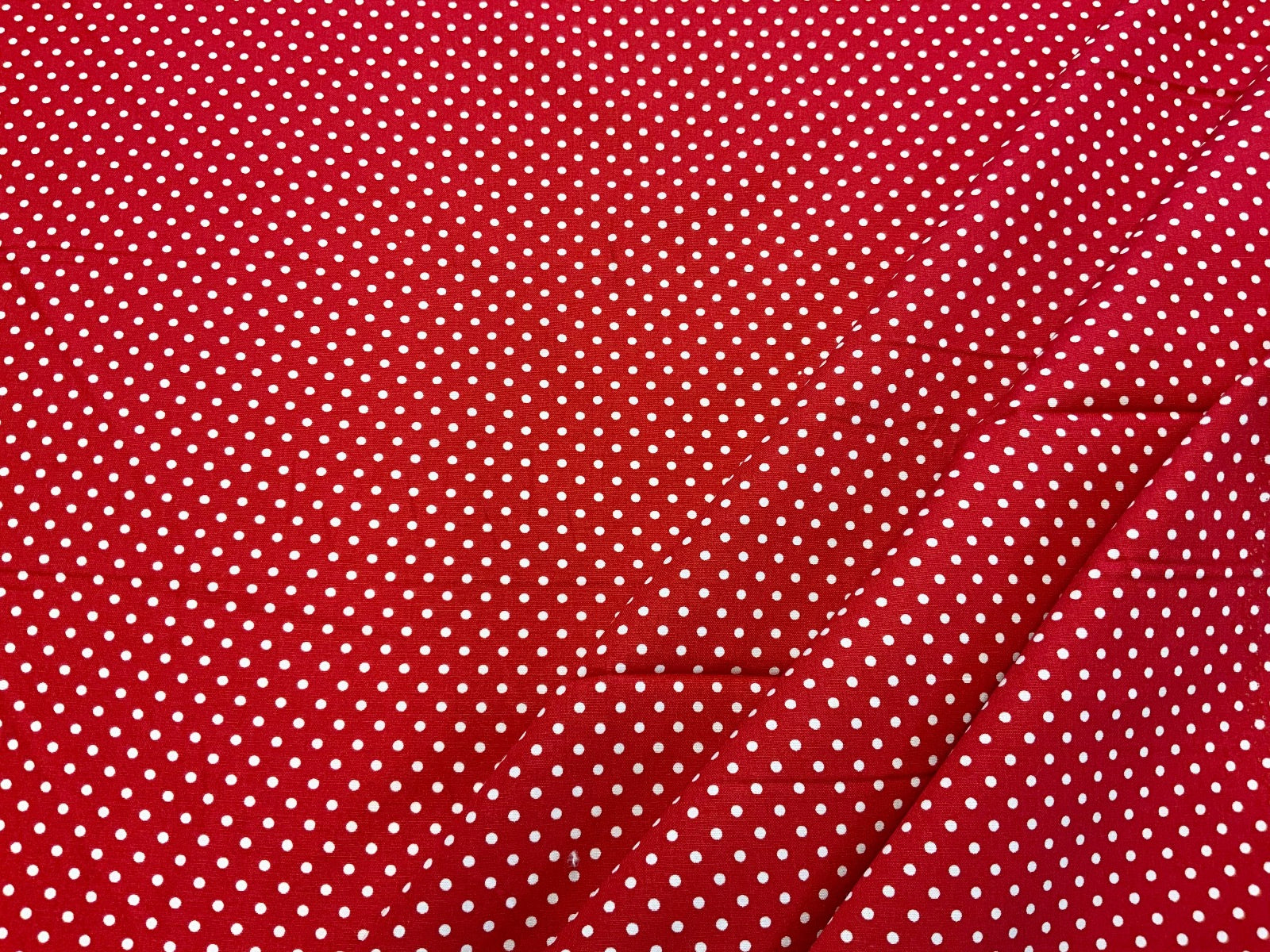 Spotty Cotton Poplin Red CP0009