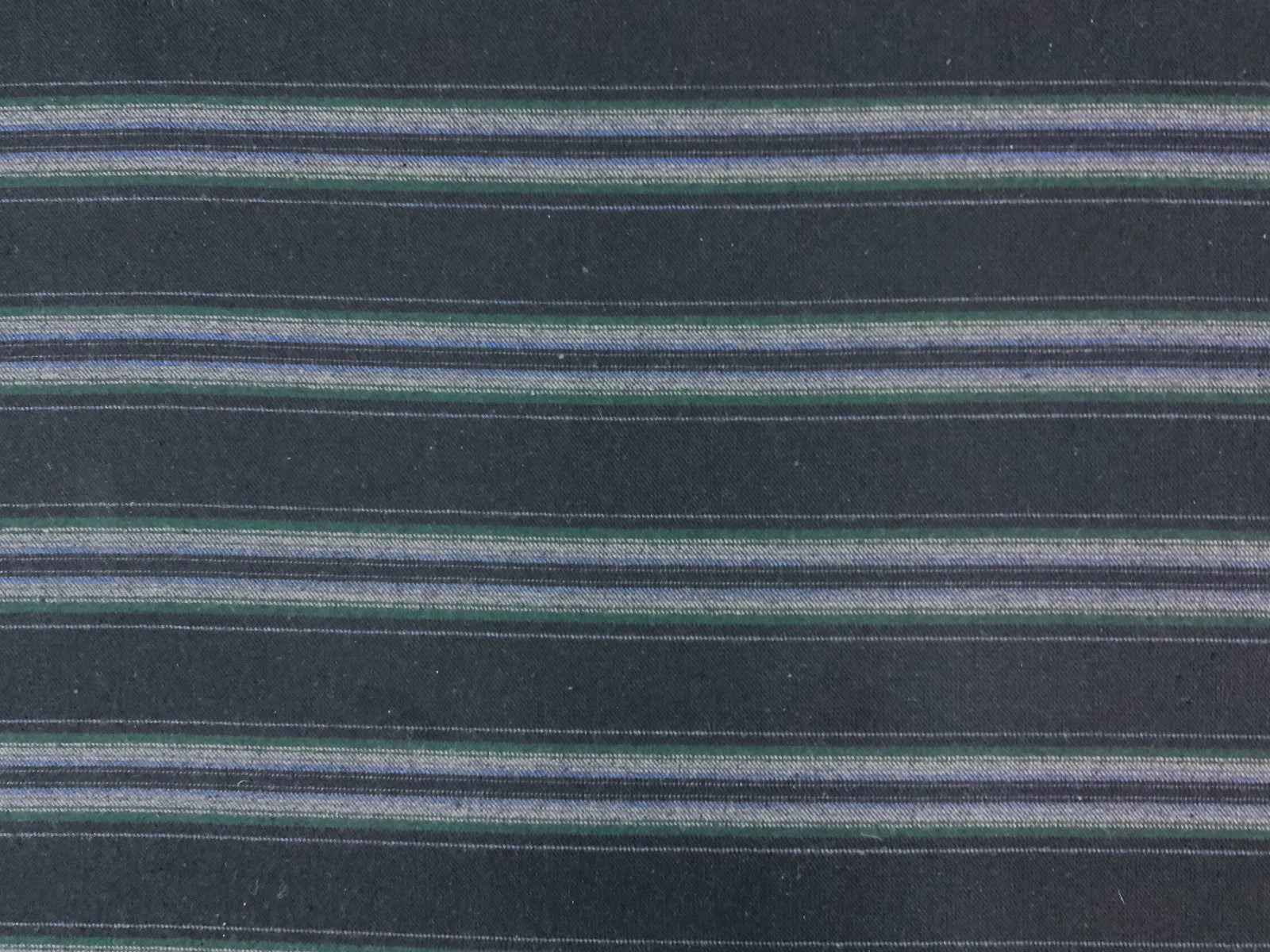 F158 Shepard Stripe Coating Wool Touch Midnight