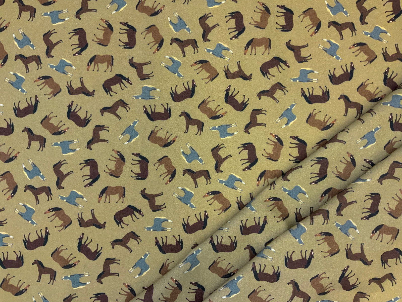 Horses Dress Cotton S83