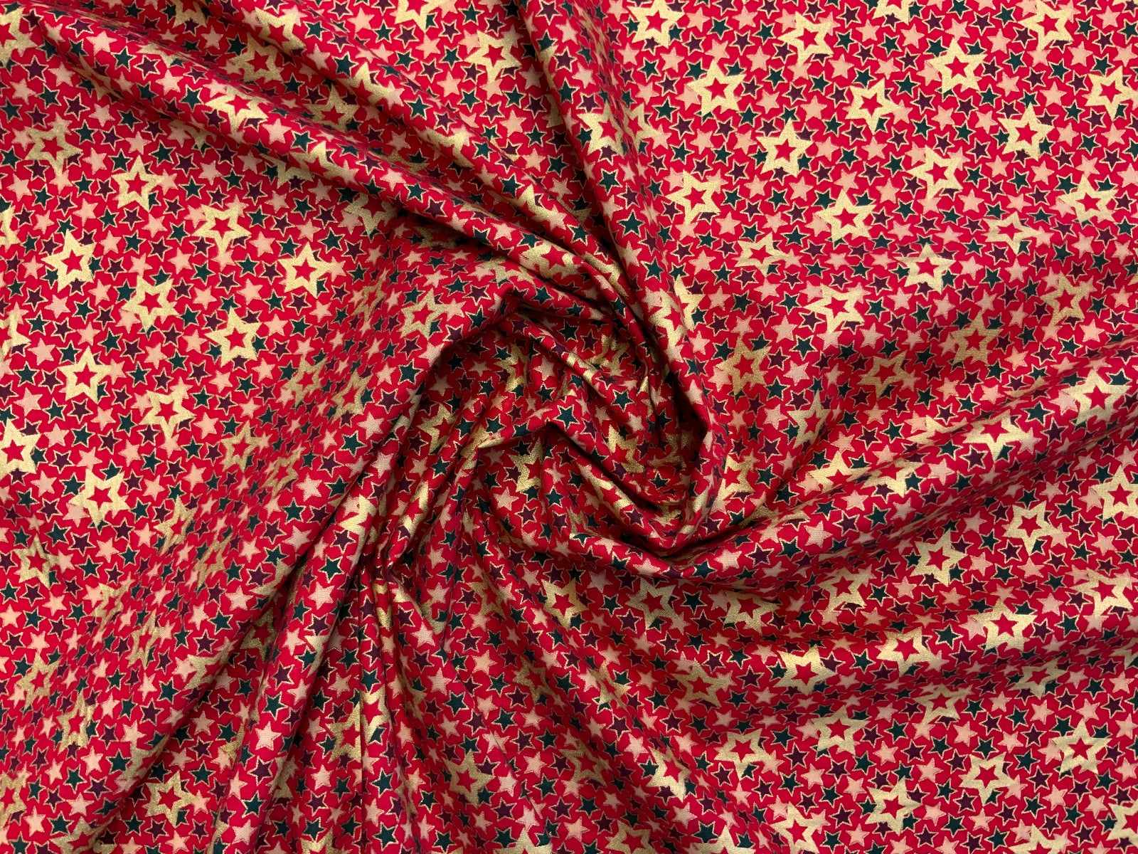 I353 Christmas Stars Metallic