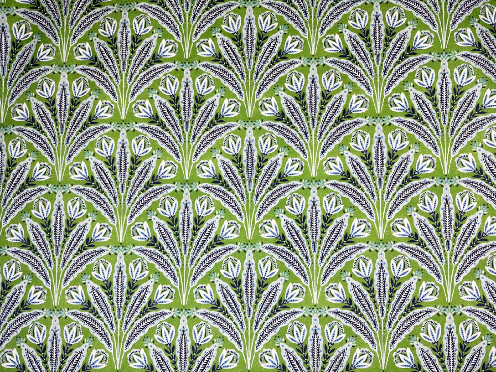 Clarke & Clarke Attingham Green/ Cobalt