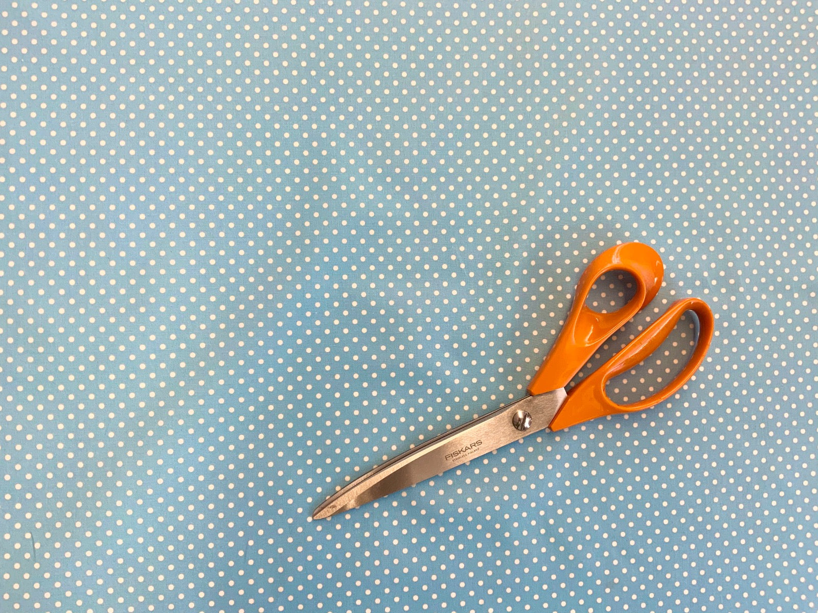 Spotty Cotton Poplin Powder Blue CP0009