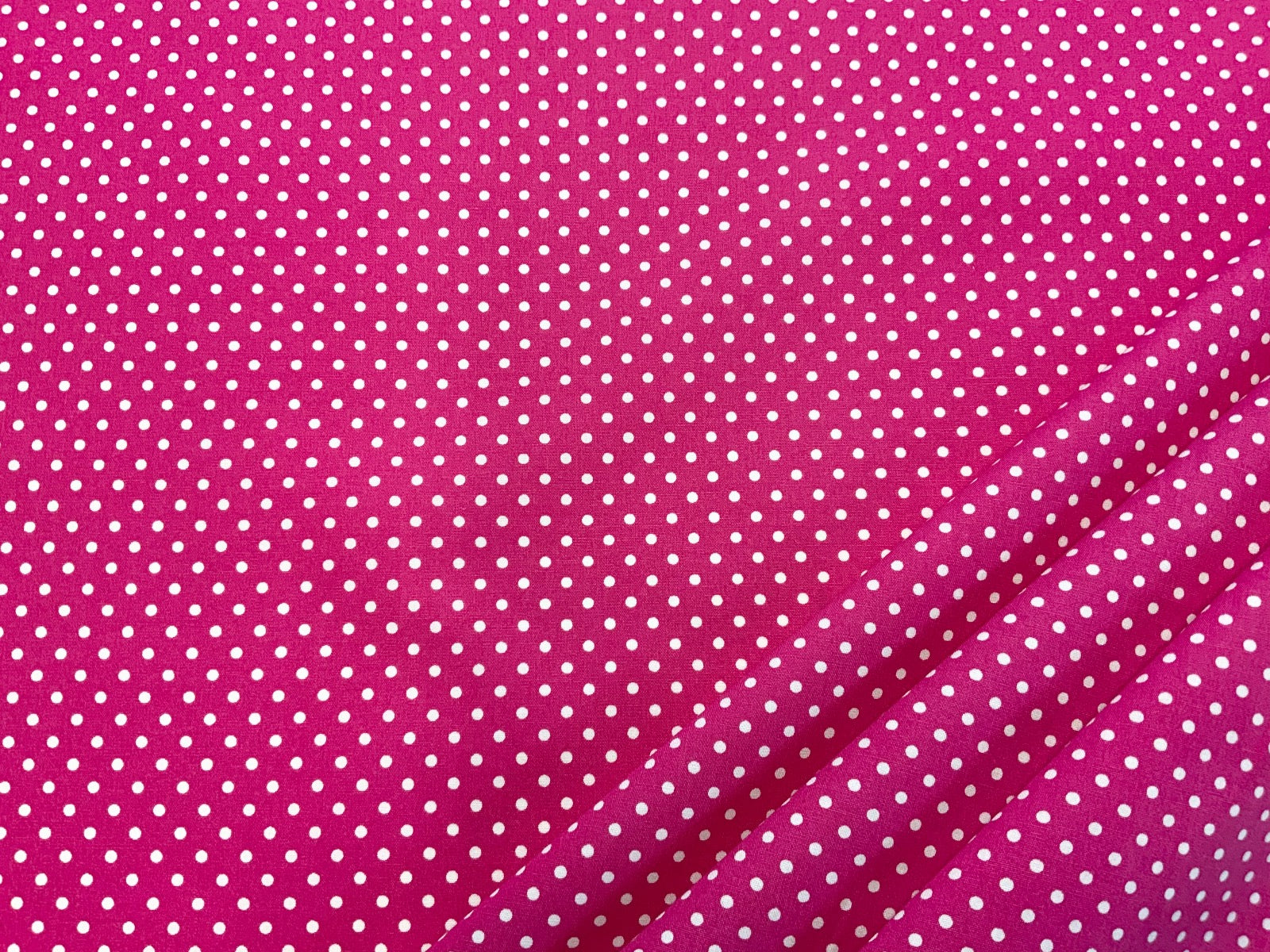 Spotty Cotton Poplin Cerise CP0009