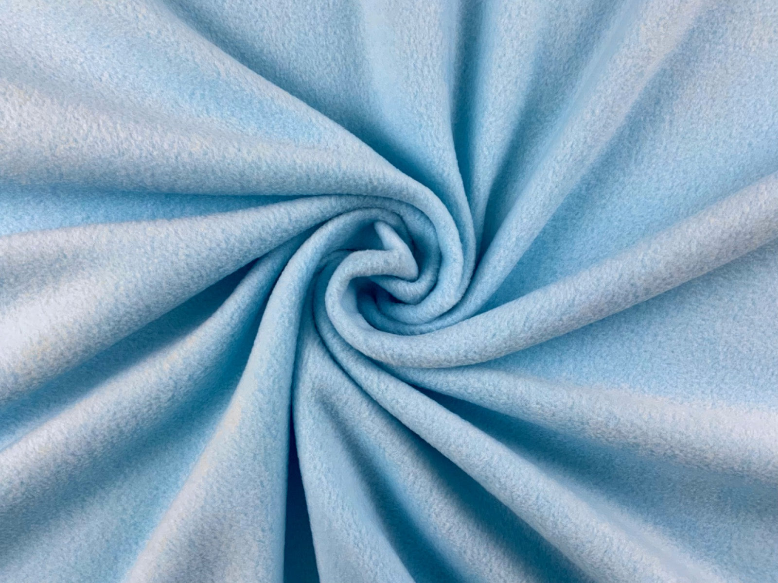 Pale Blue Polar Fleece Fabric ES012