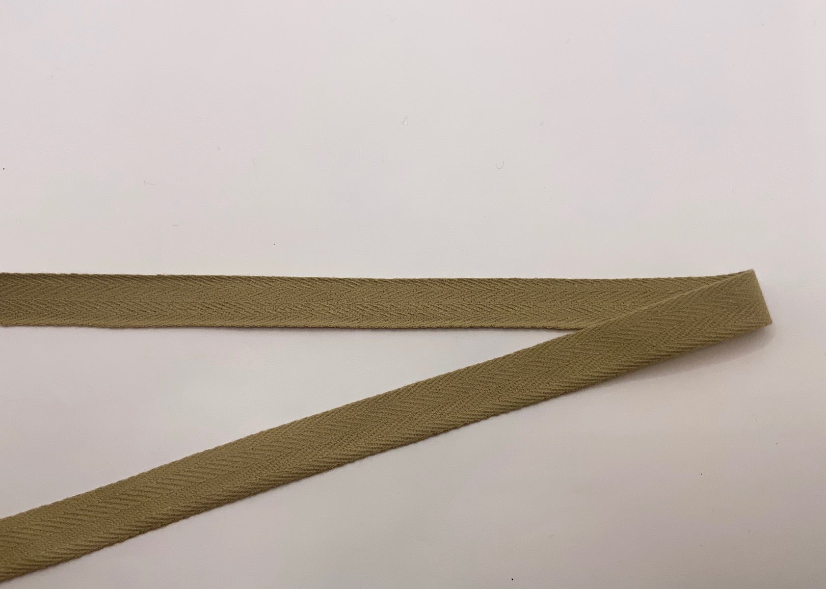 1/2" Cotton Tape Taupe