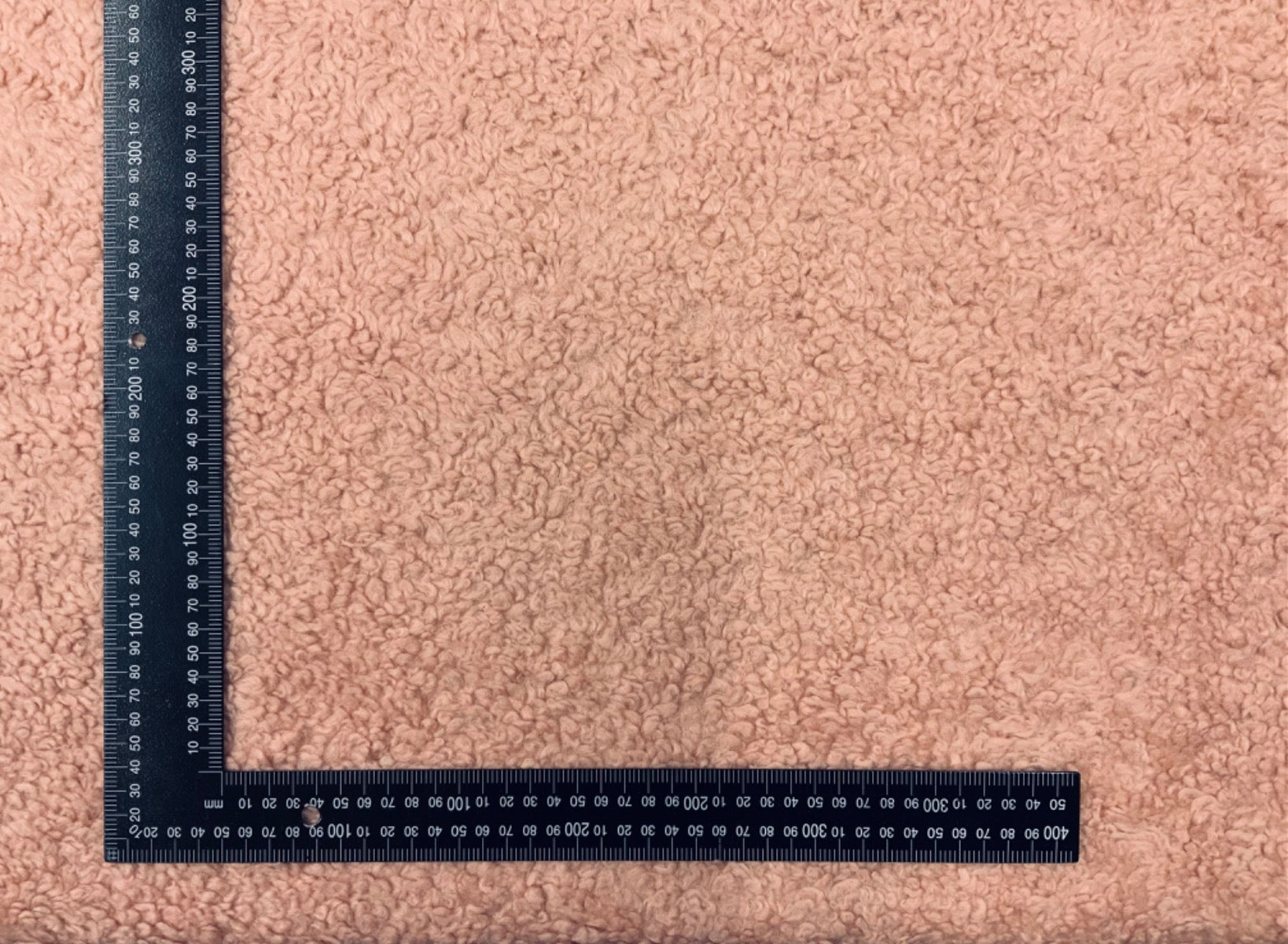 F353 Teddy Sherpa Fleece With Knitted Suede Reverse Blush