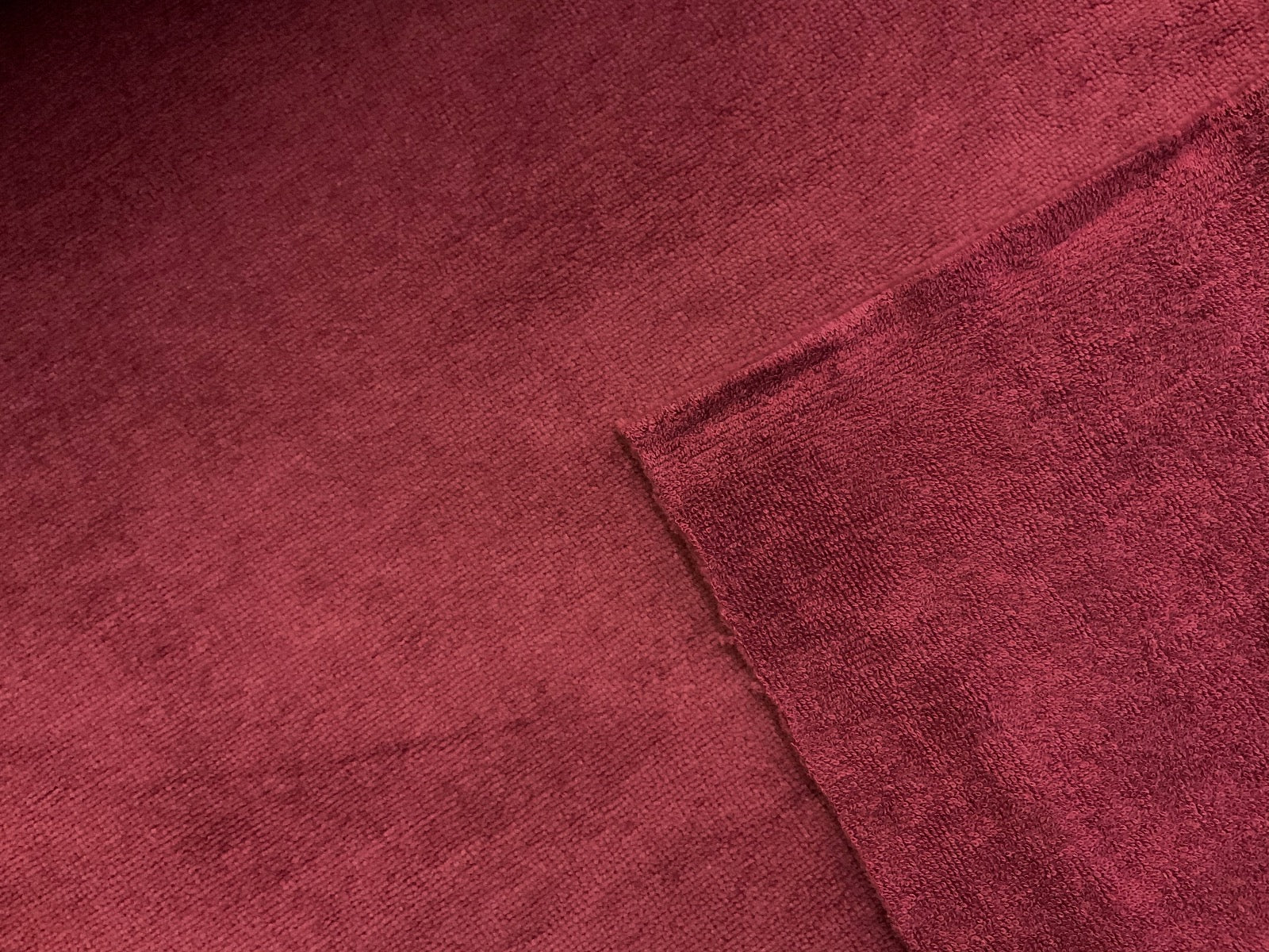 NEW Bamboo Towelling Burgundy B288