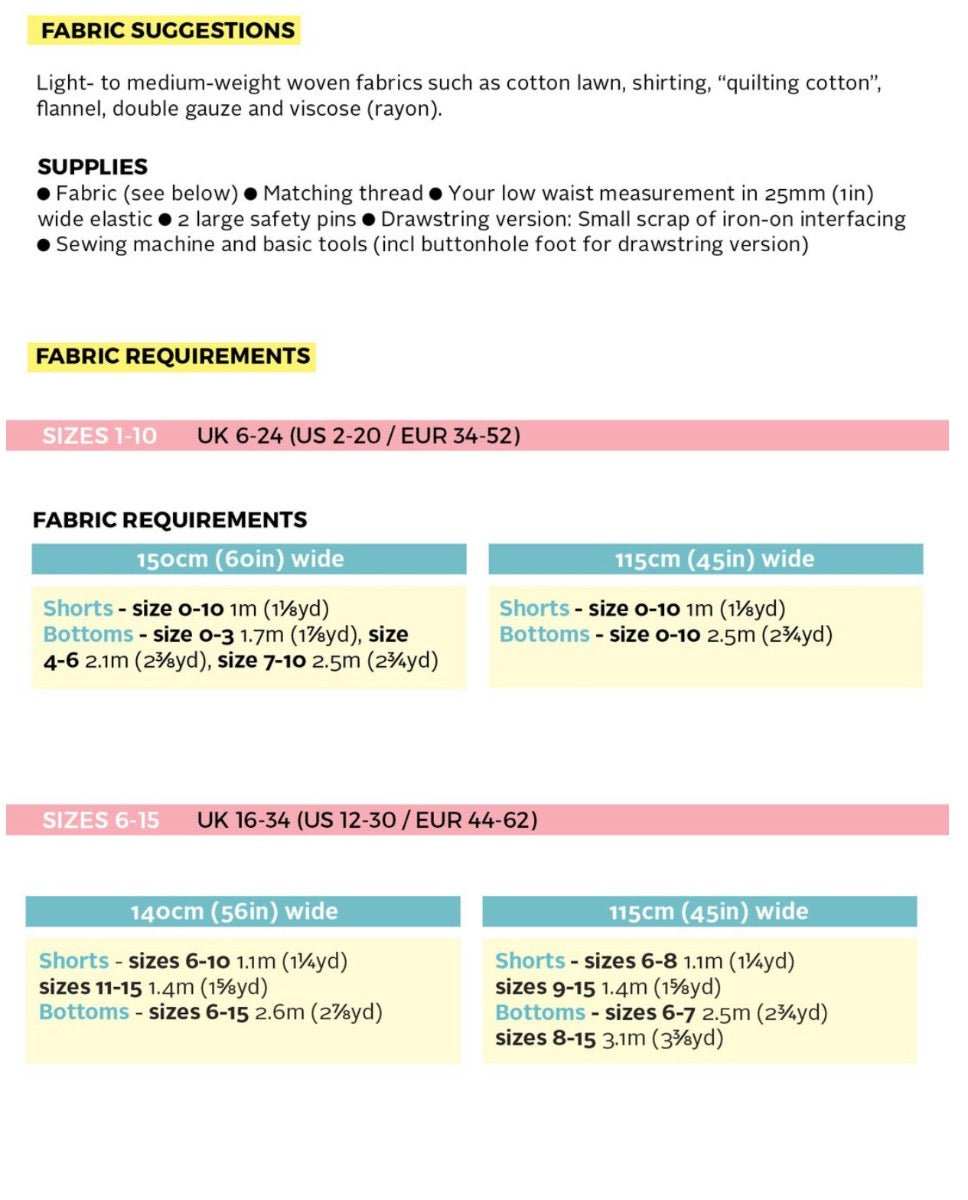 Tilly and the Buttons Jamie Sewing Pattern