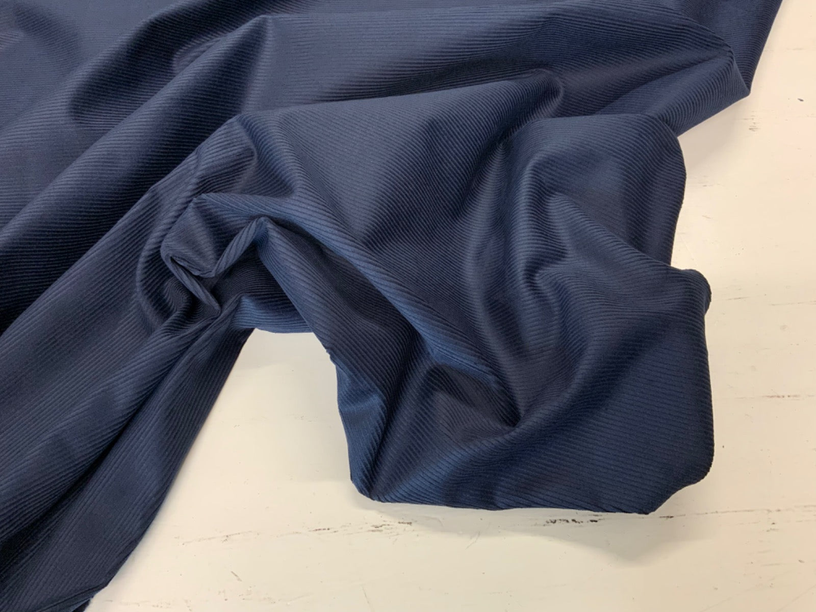 F263 Ex Designer 9 Wale Corduroy Navy