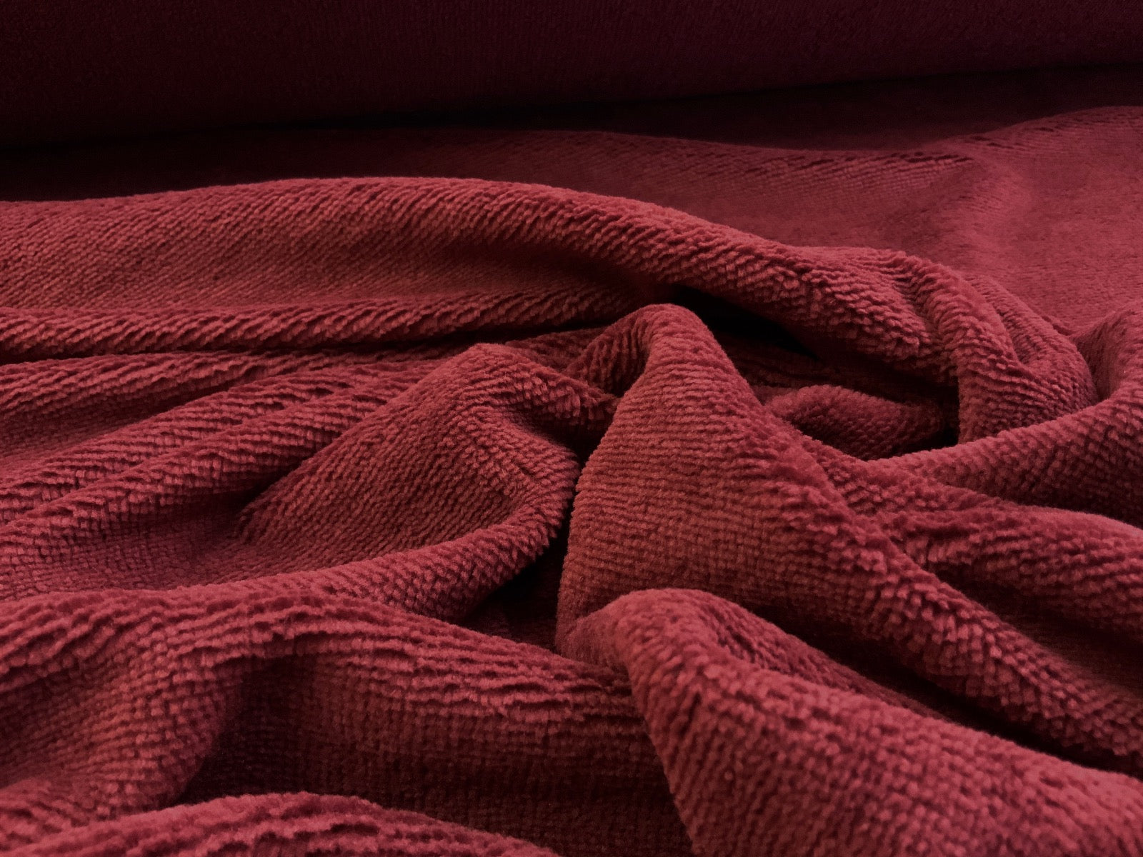 NEW Bamboo Towelling Burgundy B288