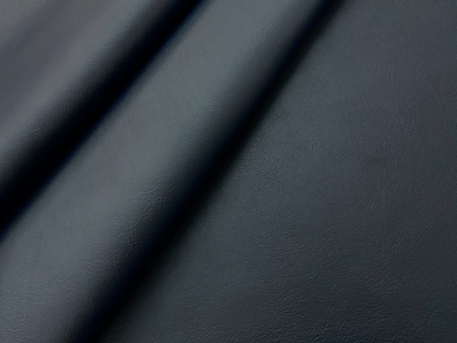 Navy Blue Leatherette Fabric