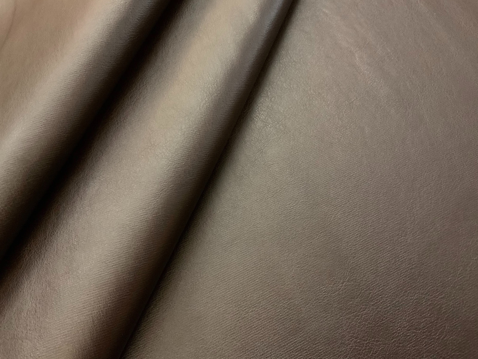 Brown Leatherette Fabric