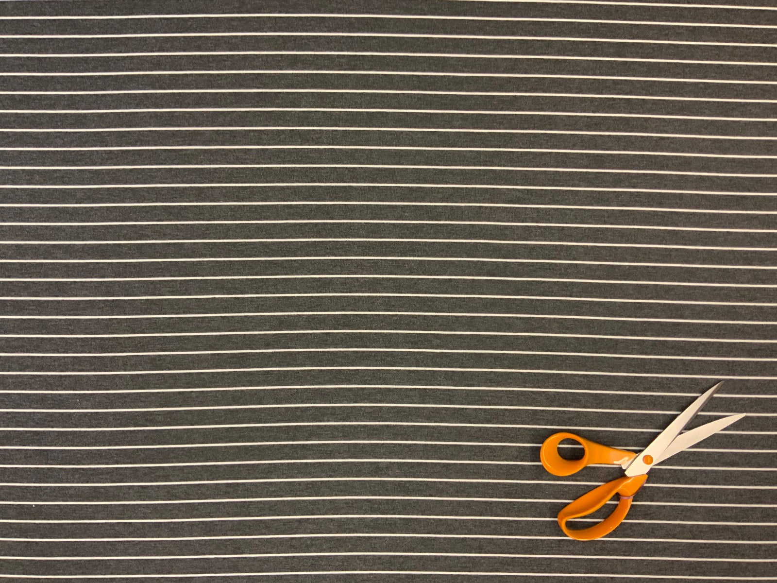 F238 Stripe Heavy Jersey Charcoal