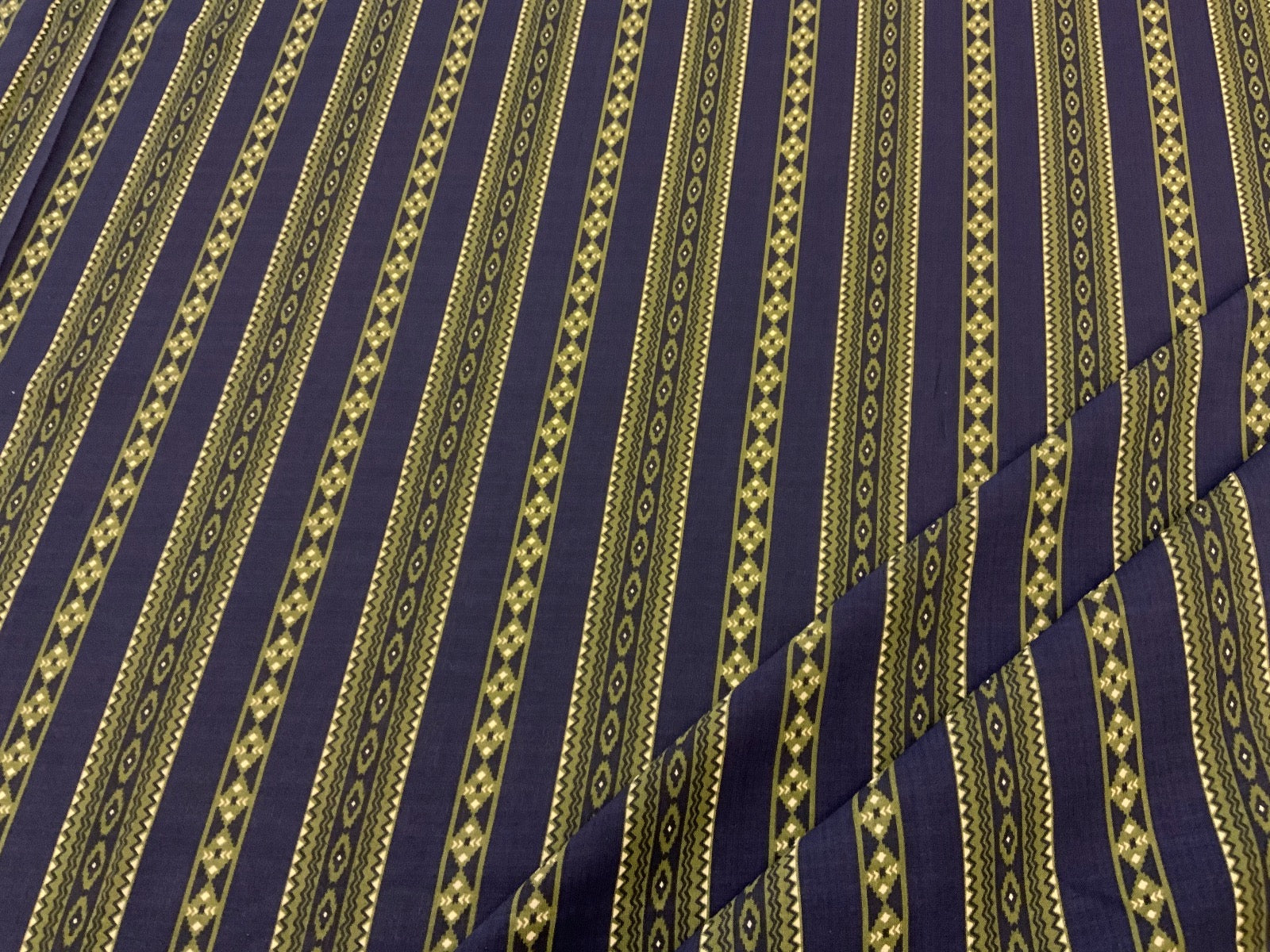 F217 Aztec Tribal Stripe Navy