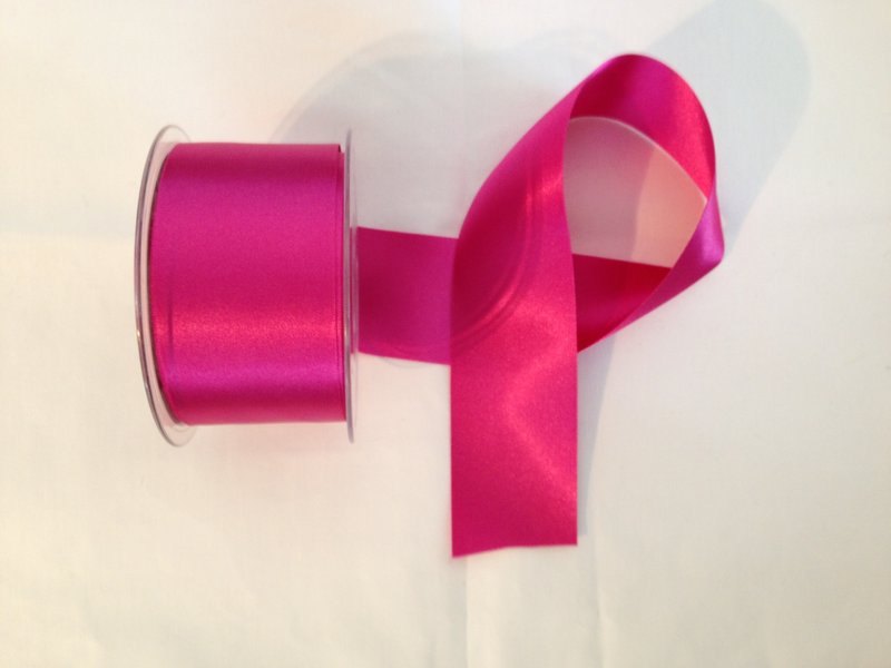 50mm Satin Ribbon Fuchsia