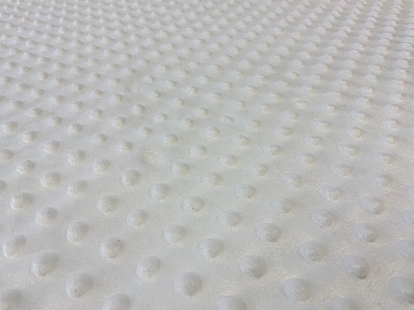 White Dimple Fur Fabric