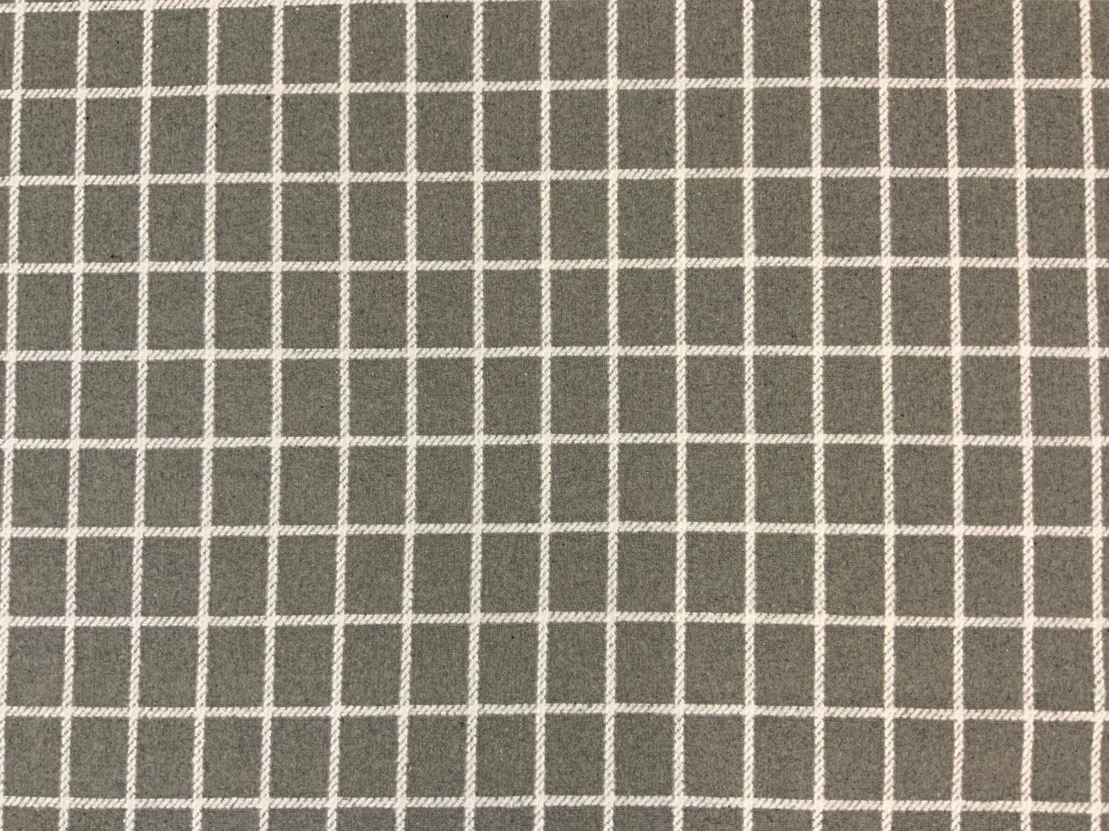 Rope Check Wool Touch Grey F116