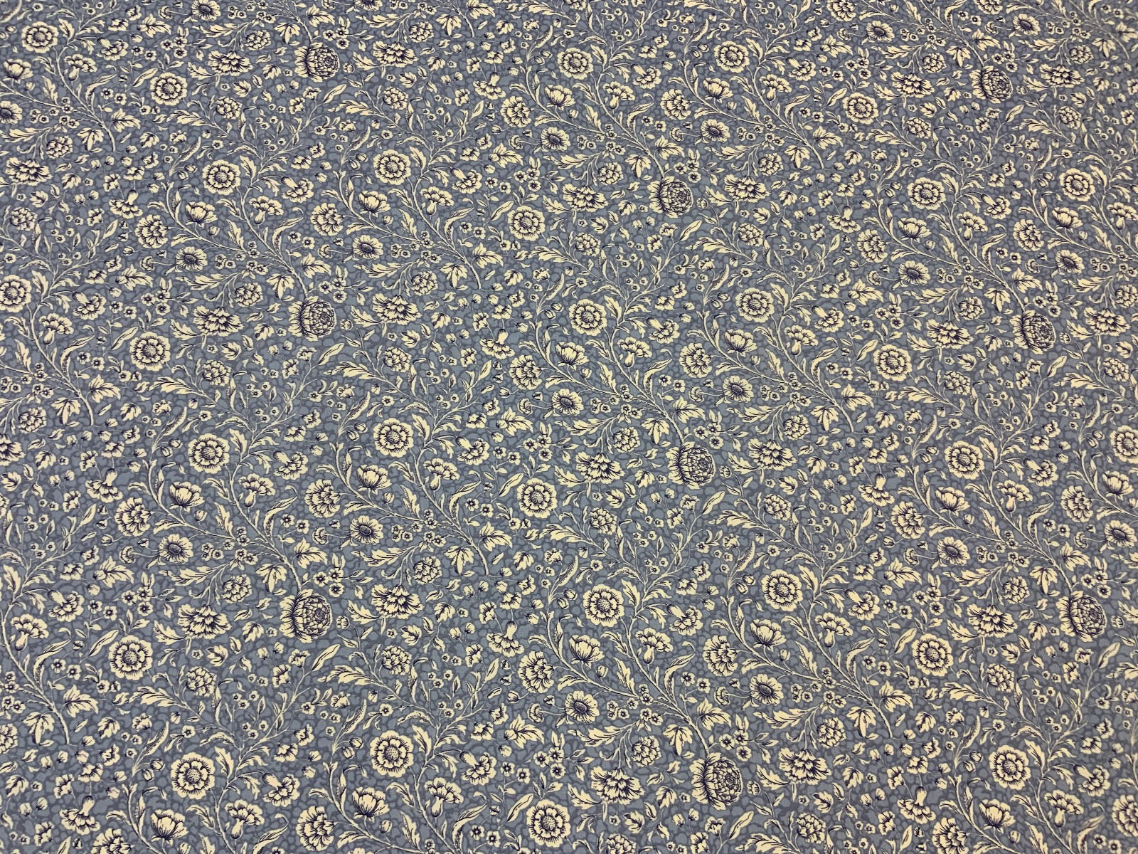 Art Nouveau cotton poplin Flower Denim C563