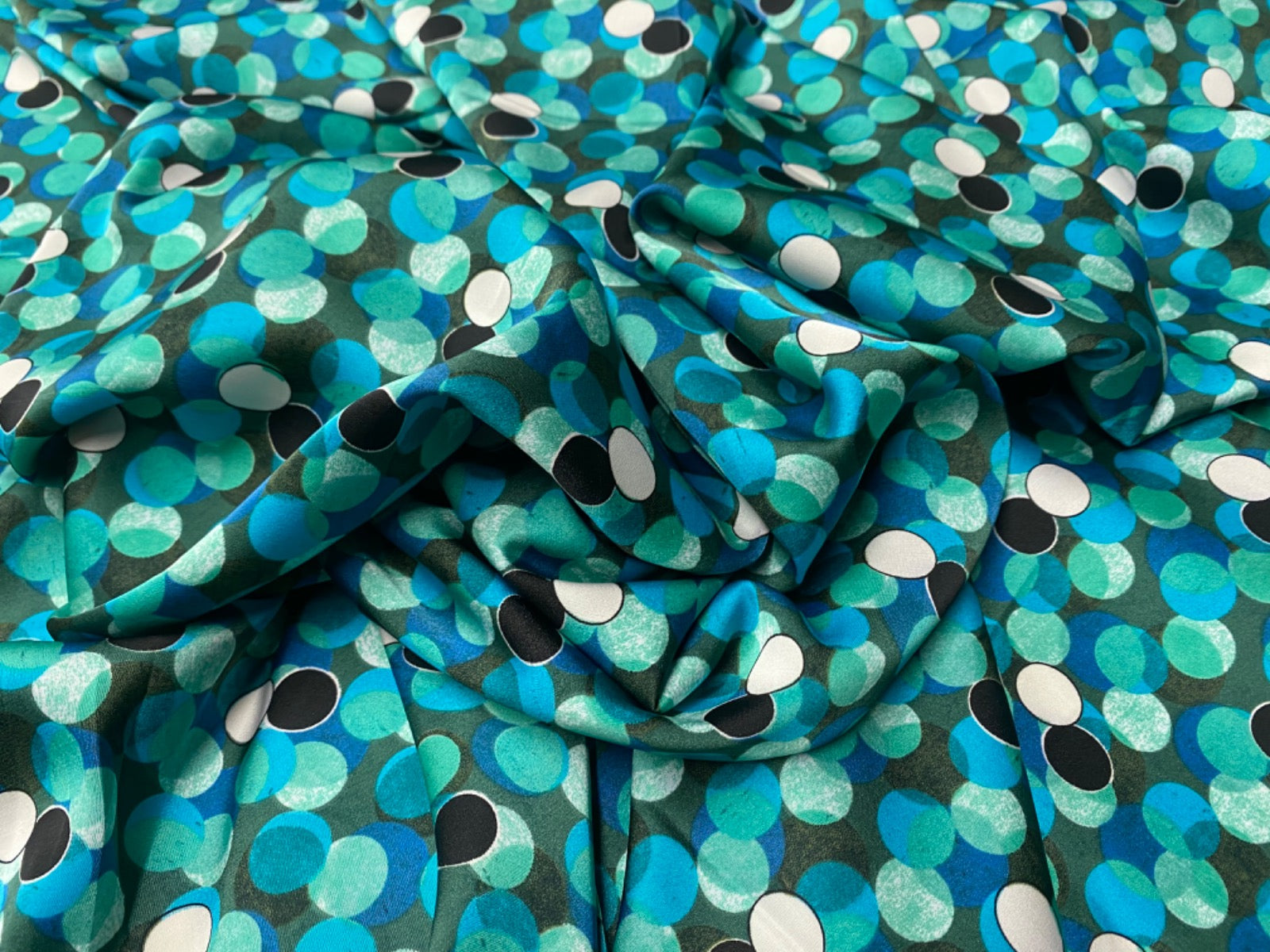F345 Disco Spot Satin Teal