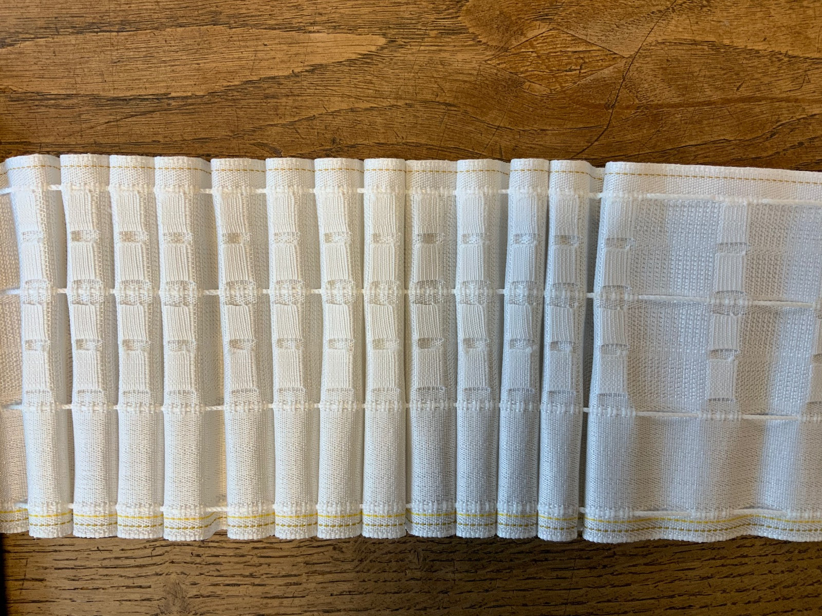 6 Inch - 4 Pocket Pencil Pleat Curtain Header Tape